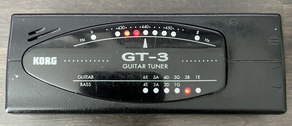 Korg GT-3 Portable Guitar Tuner for Acoustic and Electric Guitar or Bass