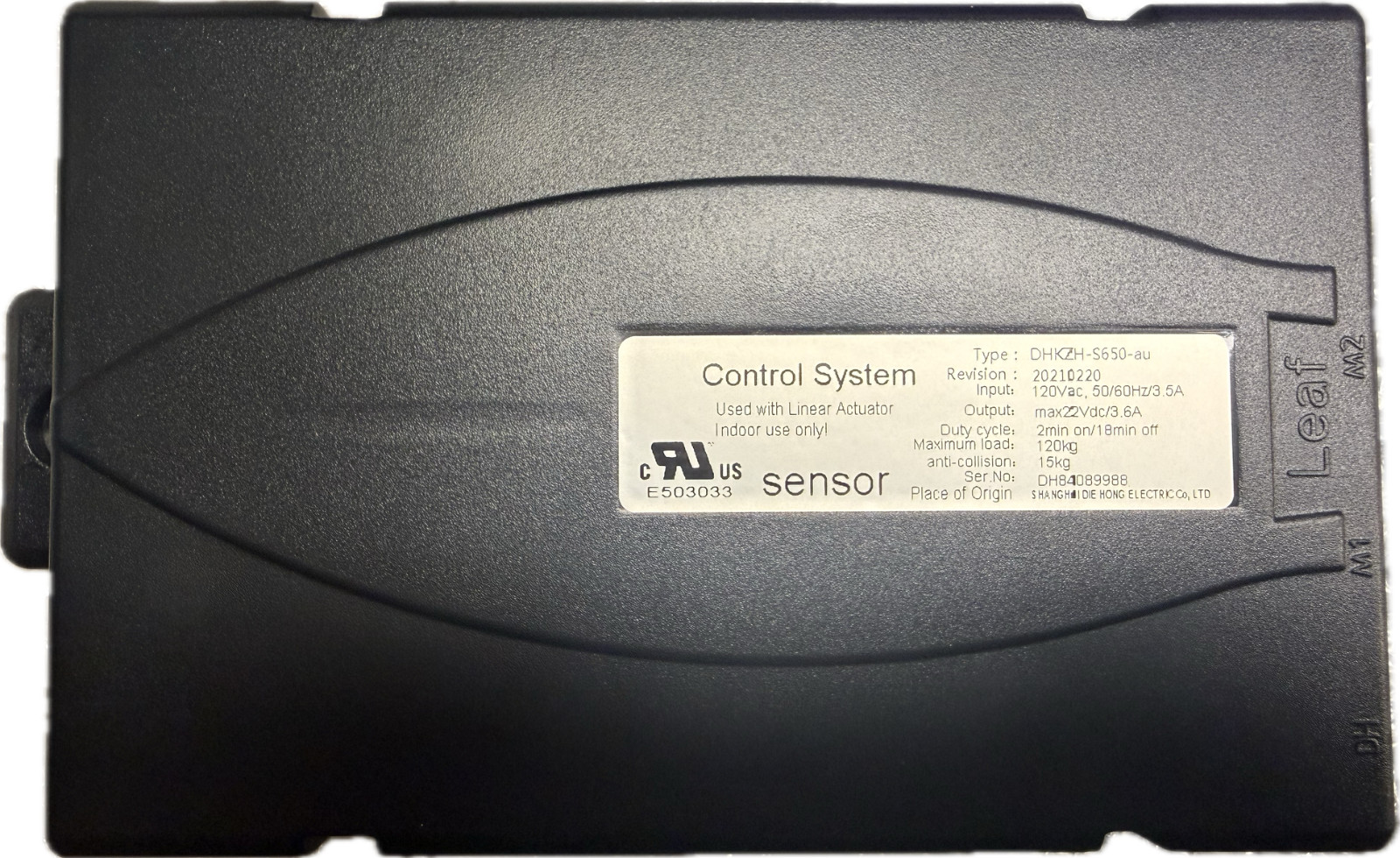 control unit of adjustable, (sit and stand) desk table