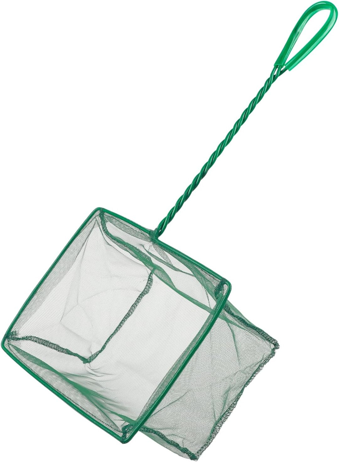 Aquarium Fish Net 8 Inch with Metal Handle Fine Mesh Cleaning Net