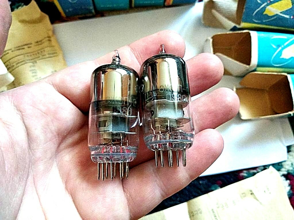 6J9P-E 6Ж9П-E 6Zh9P-E Audio a-g E180F E186F EF861 HF pentode Ussr TUBE NEW 2pcs