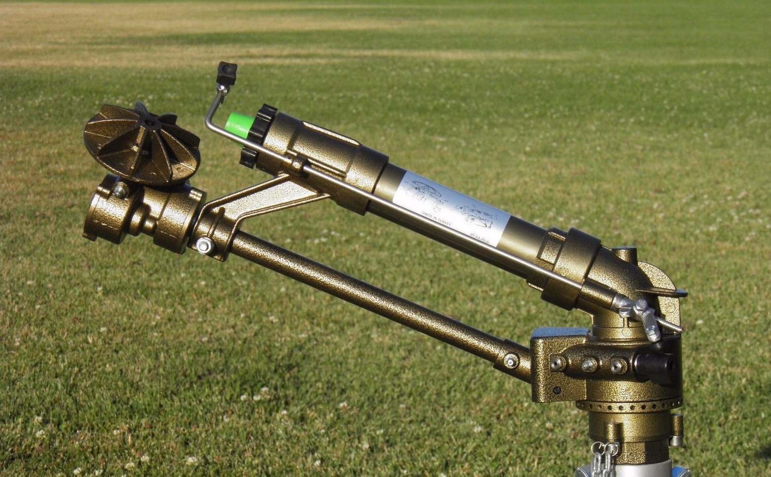 NEW YUZUAK JET 35T 2" CLEAN/DIRTY WATER GEAR DRIVE RAIN GUN BEAUTIFUL COVERAGE!
