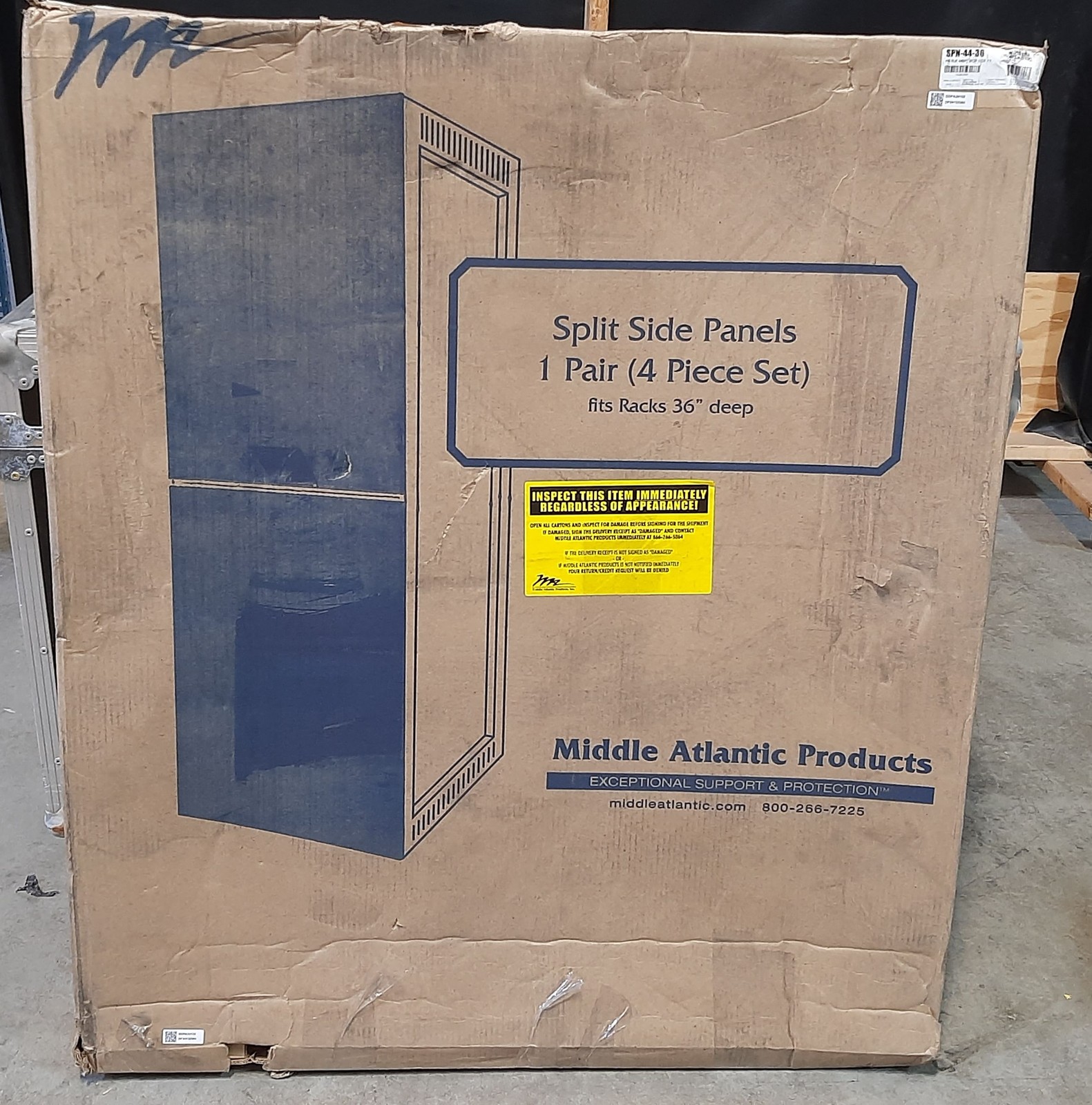 Middle Atlantic Products Split Side Panels 36" Deep 1 Pair (4pc Set) SPN-44-36