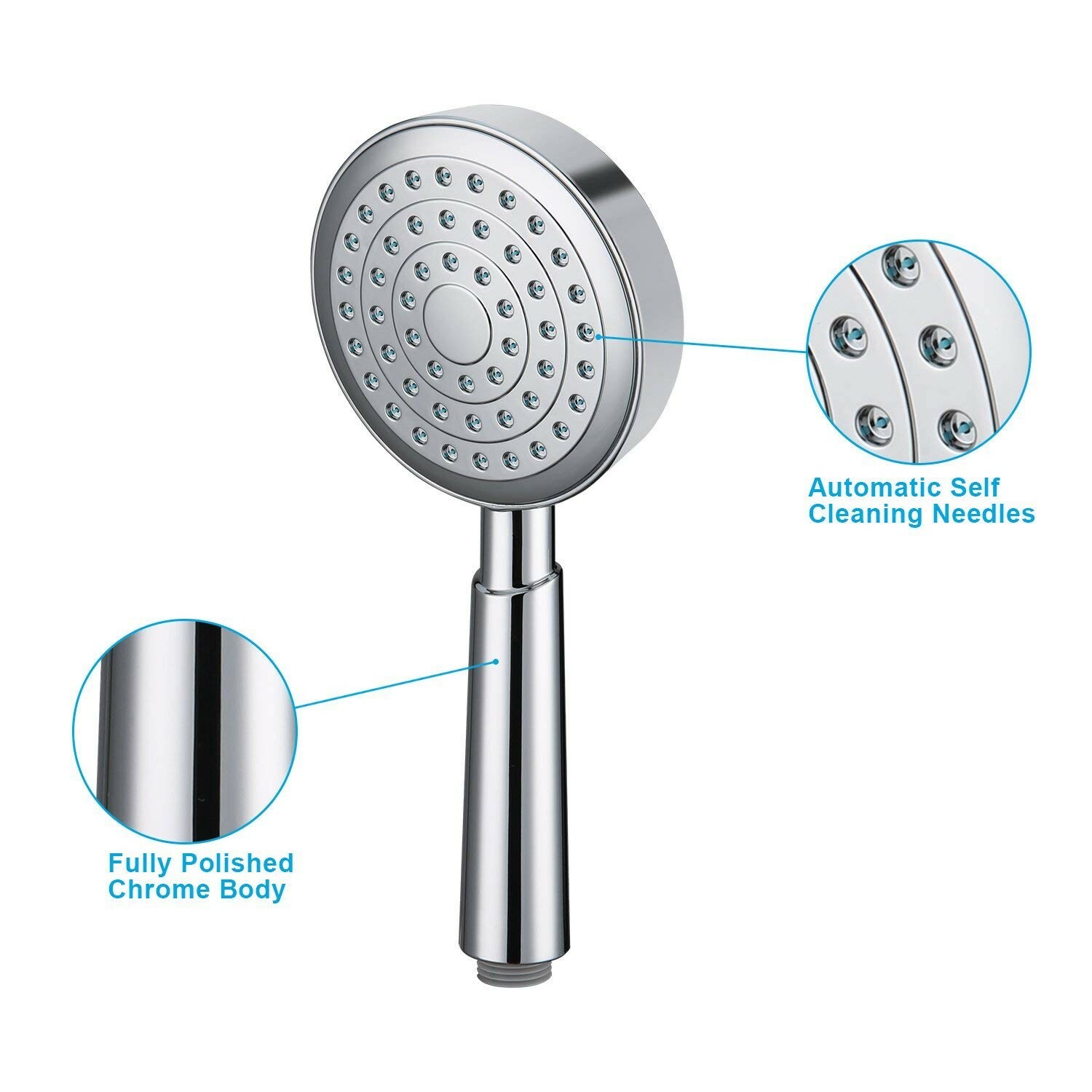 High Pressure Handheld Shower Head - Doris Handheld Shower Head for Shower