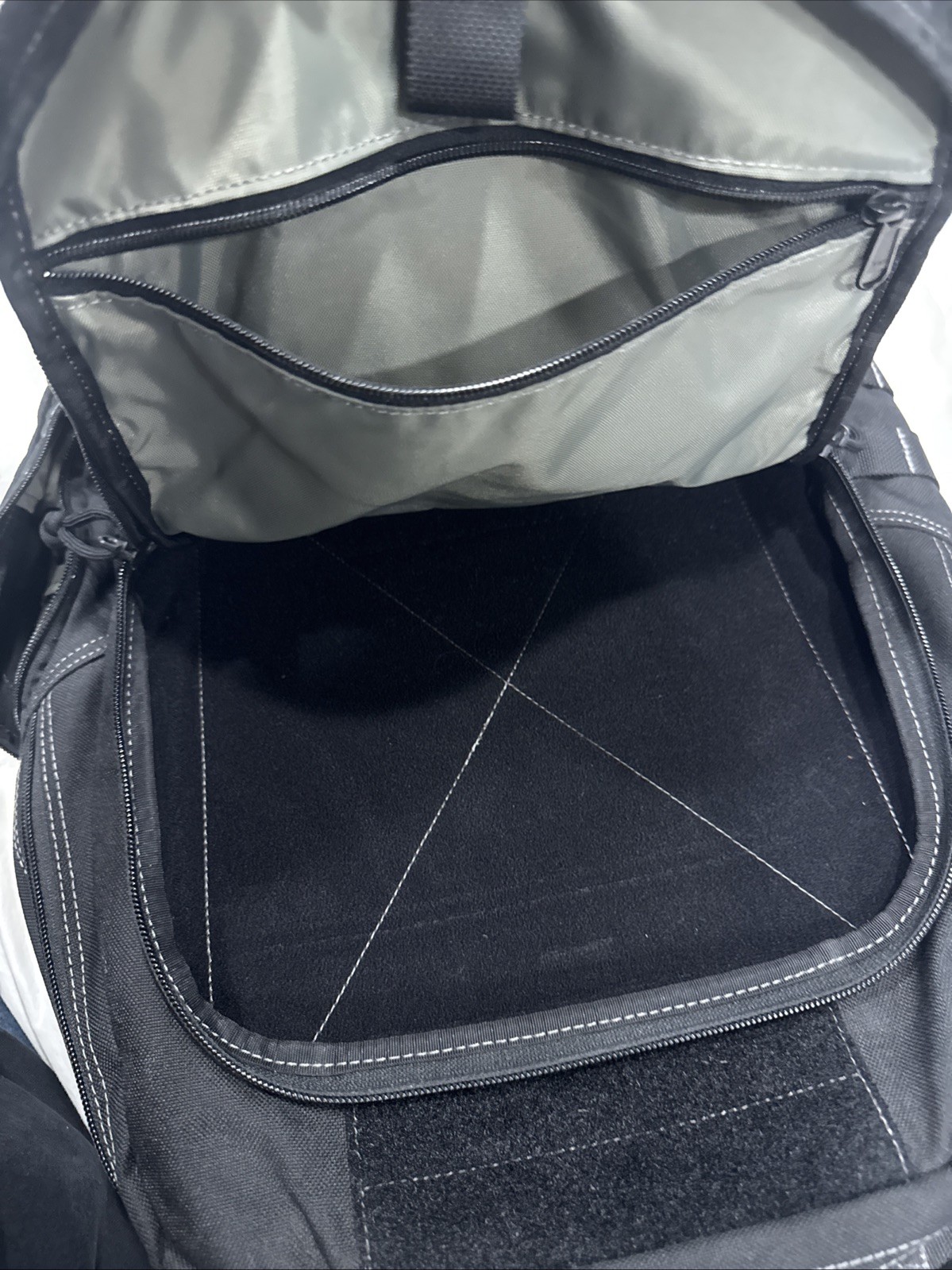 Maxpedition Black Tactical Backpack Nylon Multiple Compartments Bungee Cord Zip