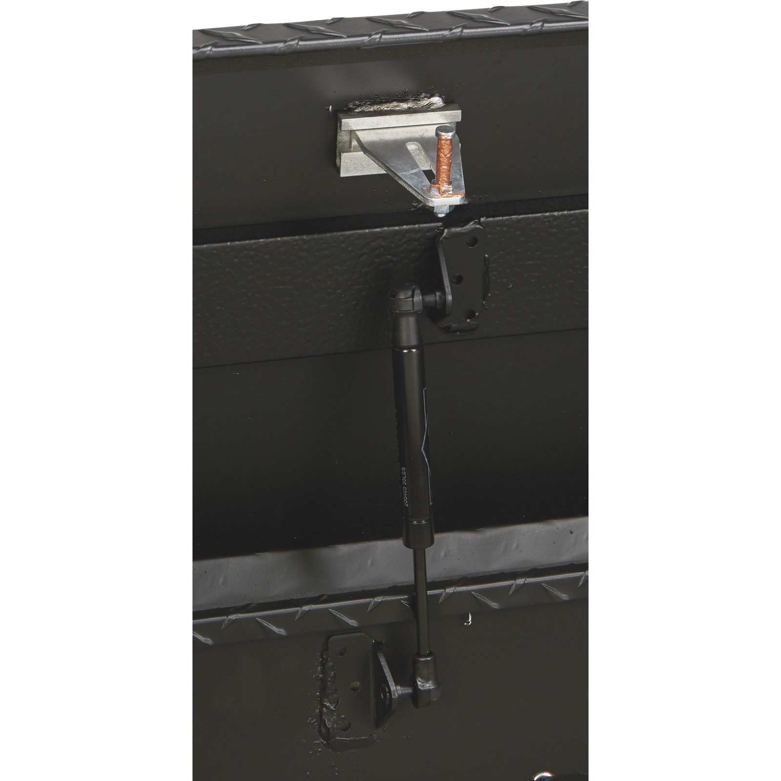 Northern Tool Side-Mount Truck Tool Box, Aluminum, Textured Matte Black, Pull