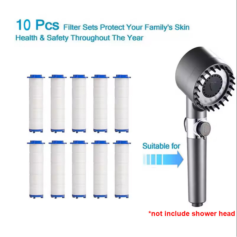 10/20/40PCS Shower Filter for Handheld Shower Head,PP Cotton Replacement Filters