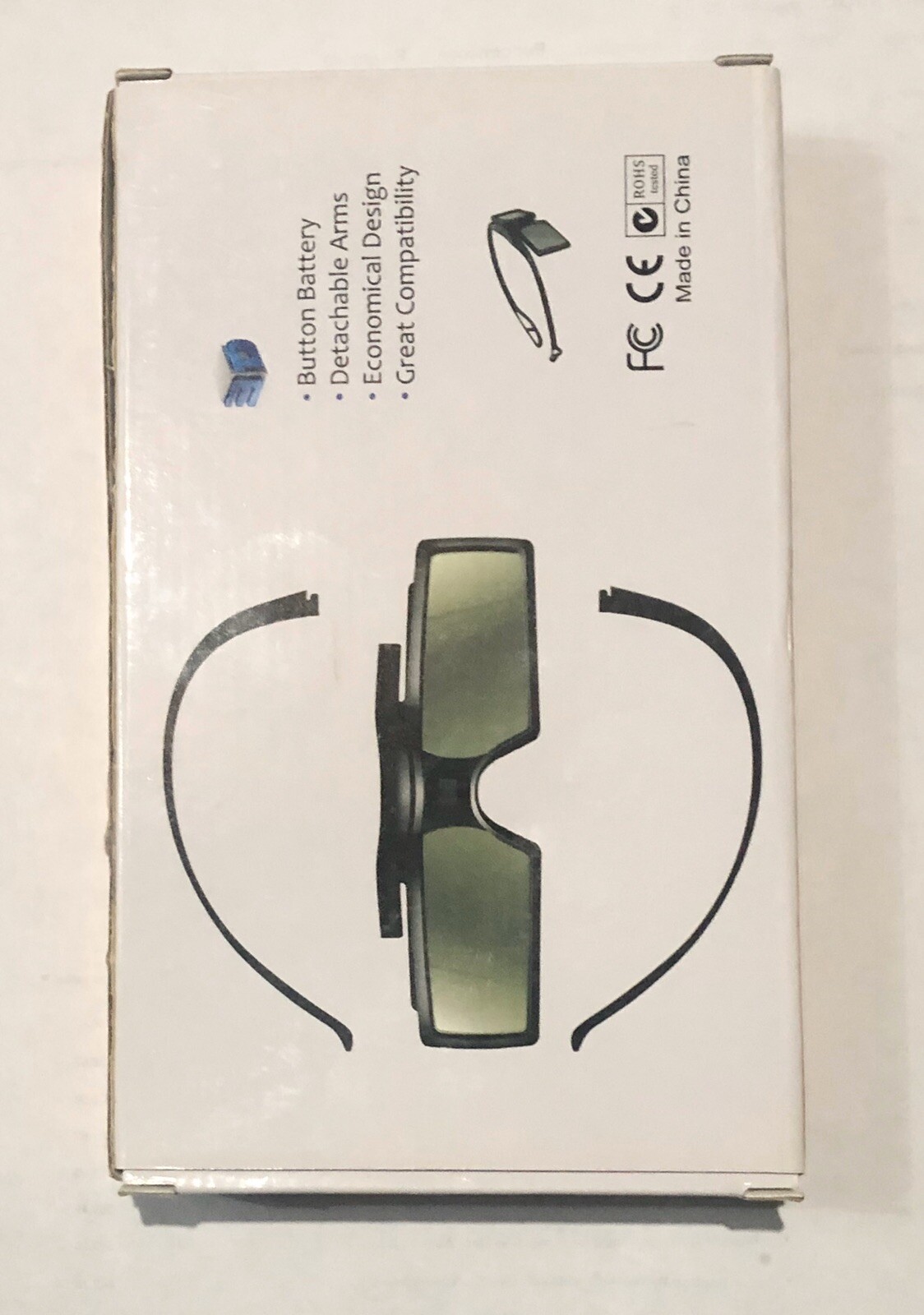 3D Active Shutter Glasses With Free Extra Parts