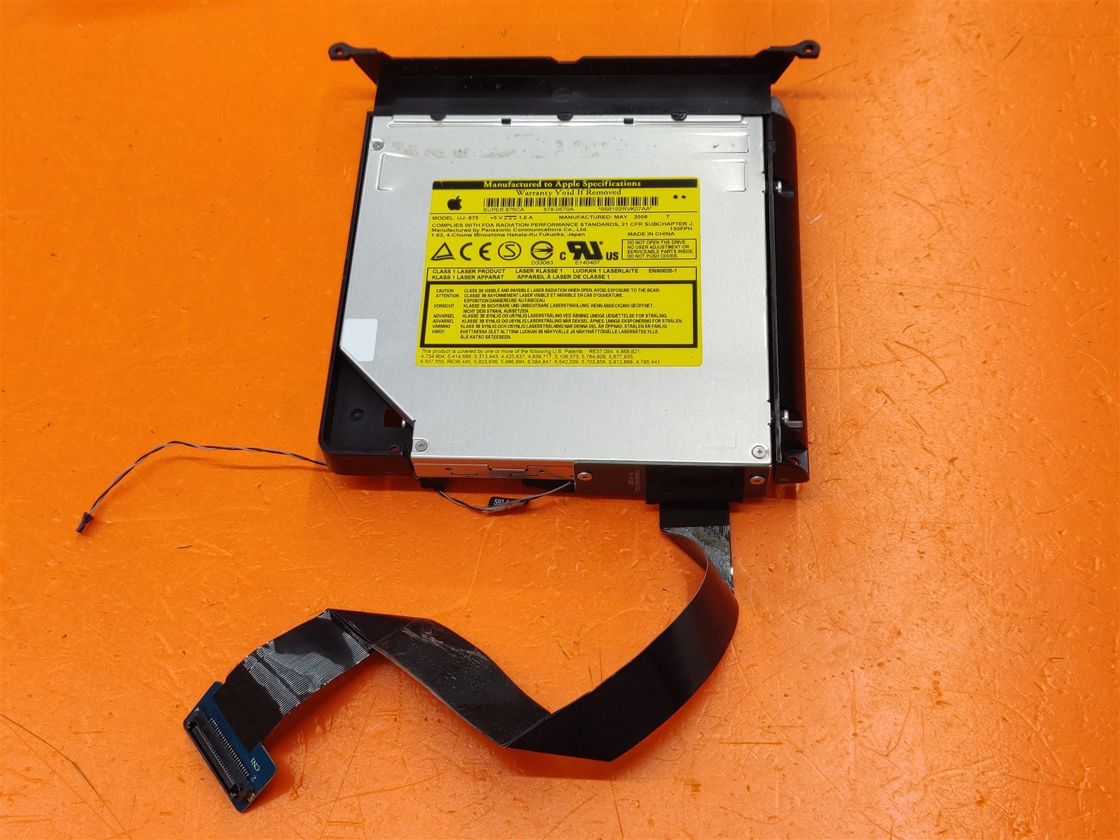 ⭐️⭐️⭐️⭐️⭐️ Apple iMac A1224 DVD/CD Optical Super Drive UJ-875 (678-0570A)