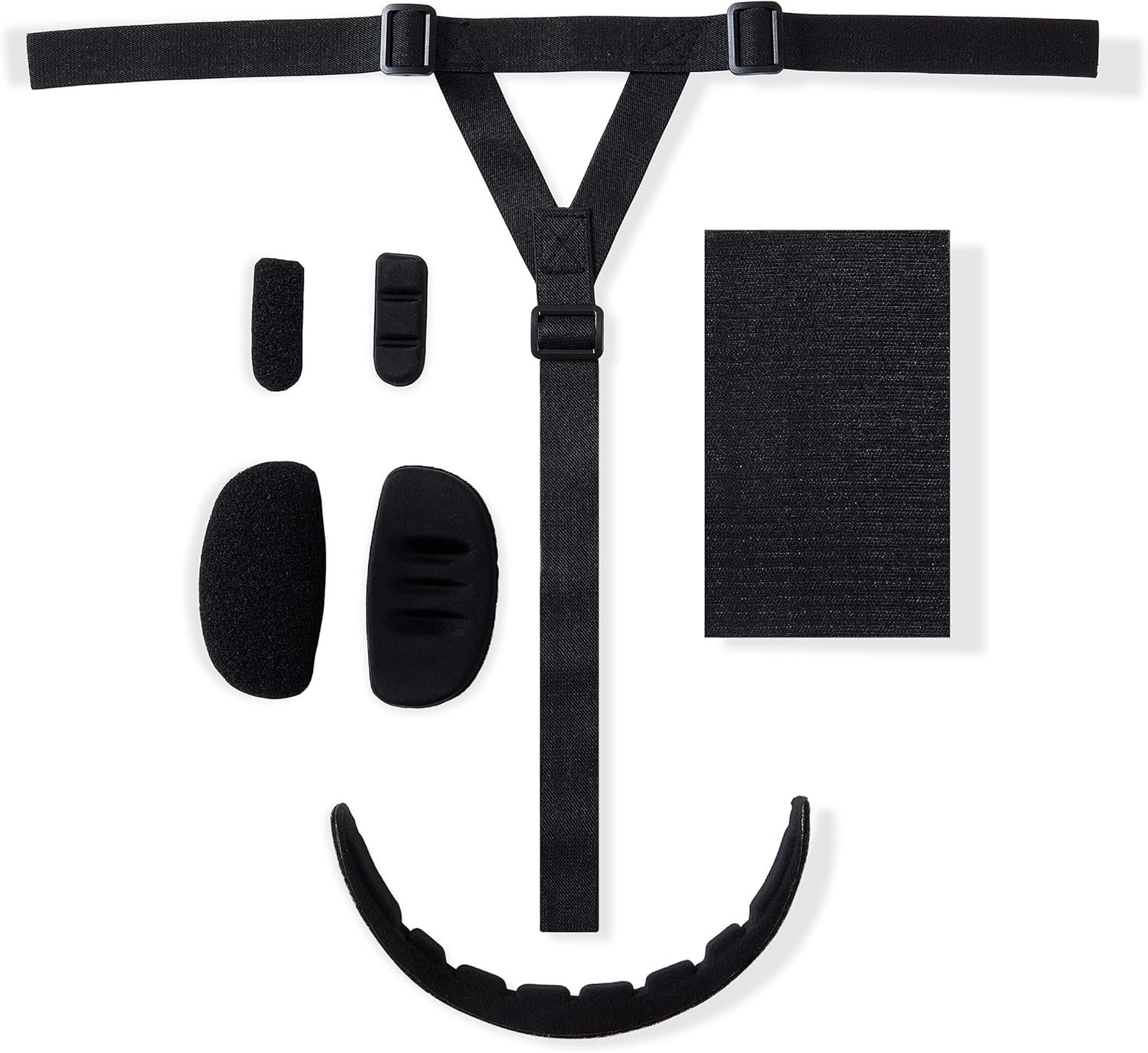 Softball Face Mask Defense Liner, Includes: 1 Forehead Pad, 2 Side Pads, 2 Chin