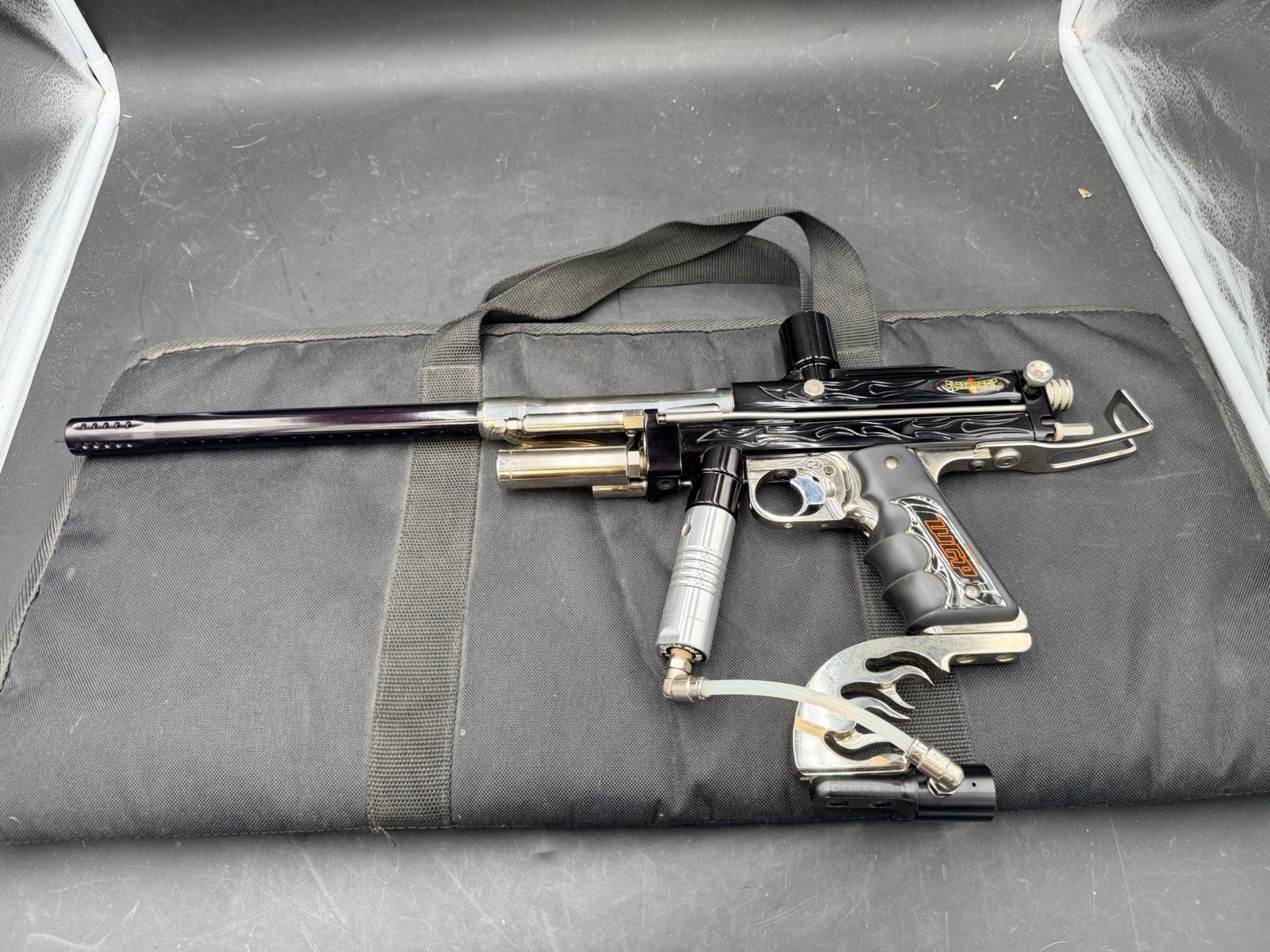 WGP Black Magic Autococker Paintball Marker W/ Dye Ti Autococker Barrel