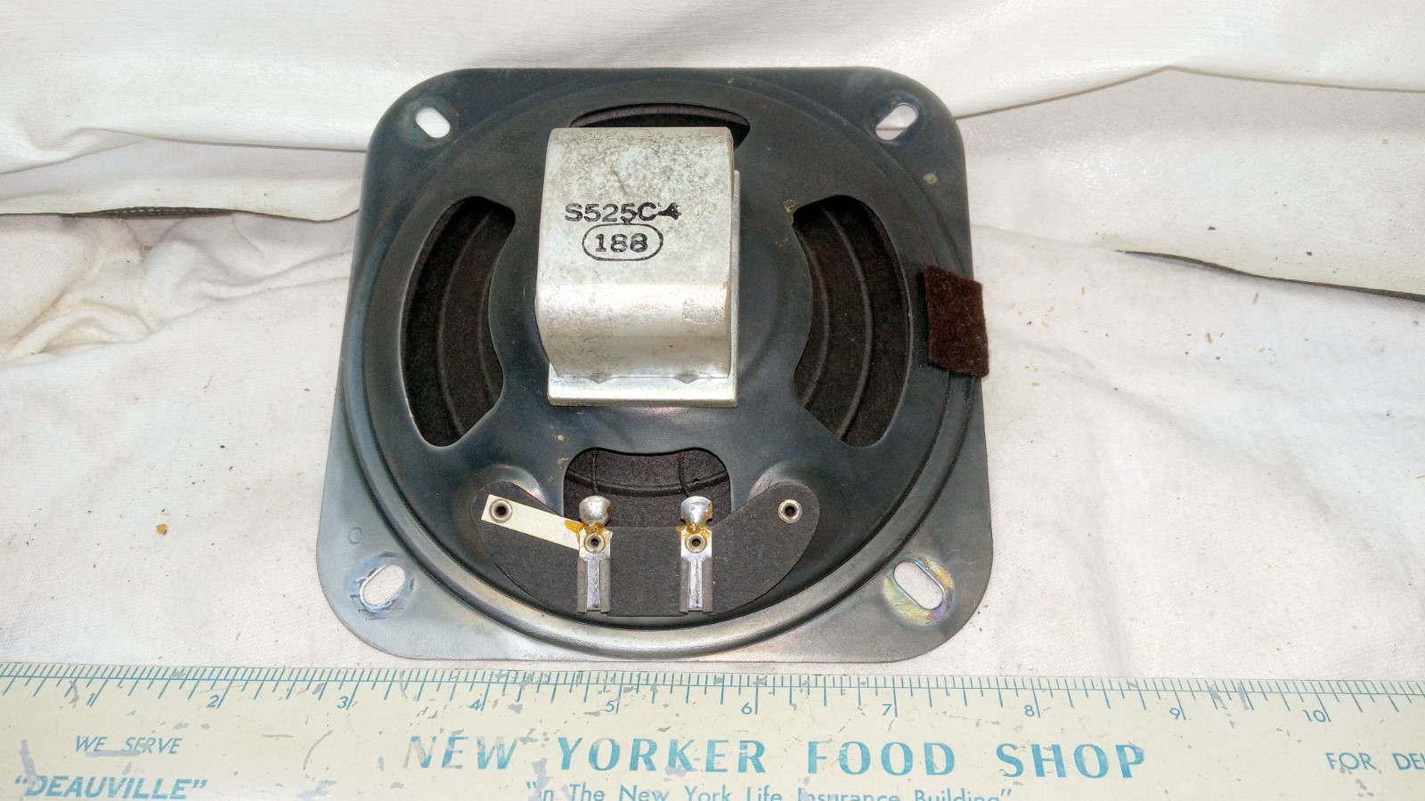 Vintage 5 3/8" Speaker 4 Ohms Tube Radio Alnico GE Model 100