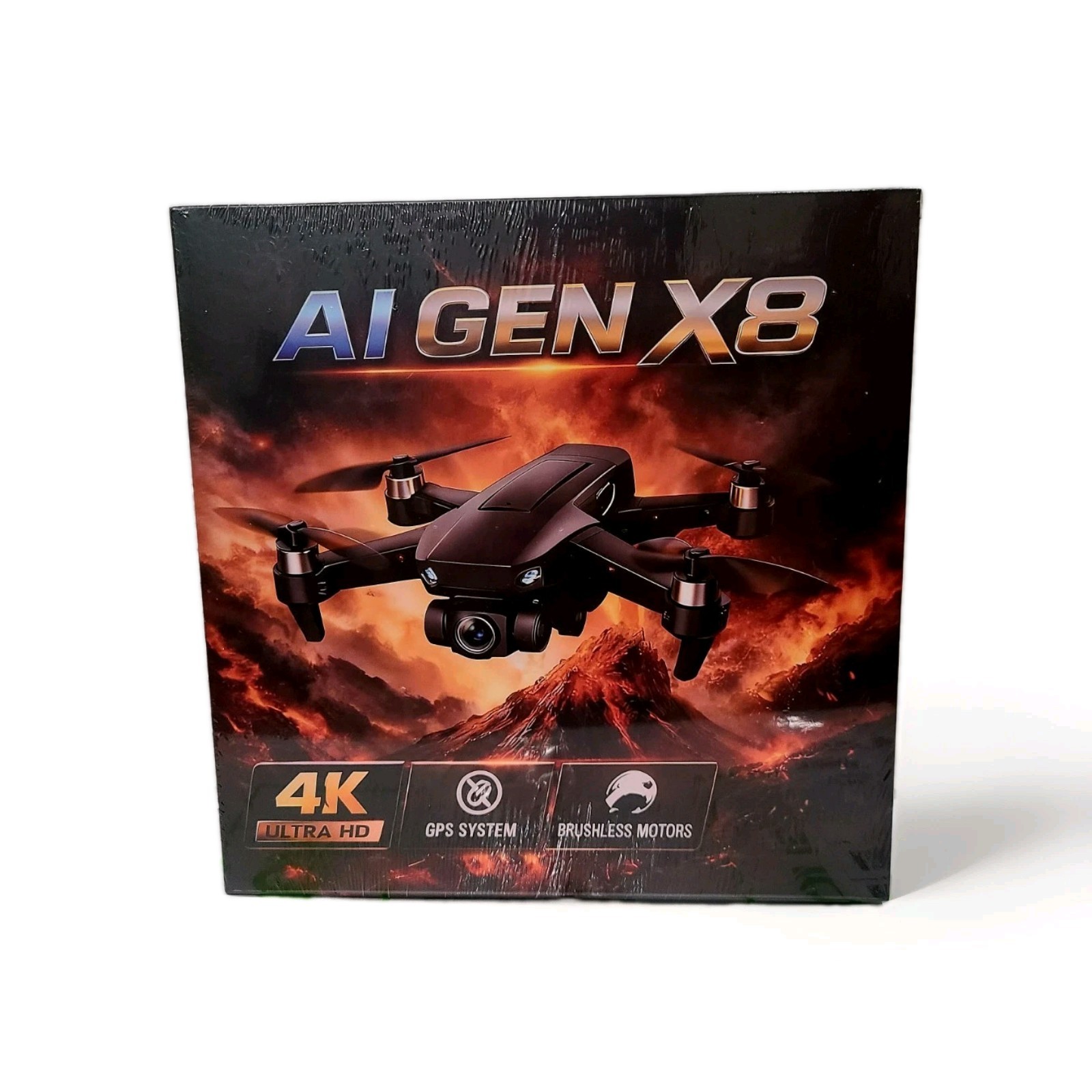 AI GEN X8 4K Ultra HD GPS Camera Drone Brushless Motors With WiFi5G 1.5Hr Flight