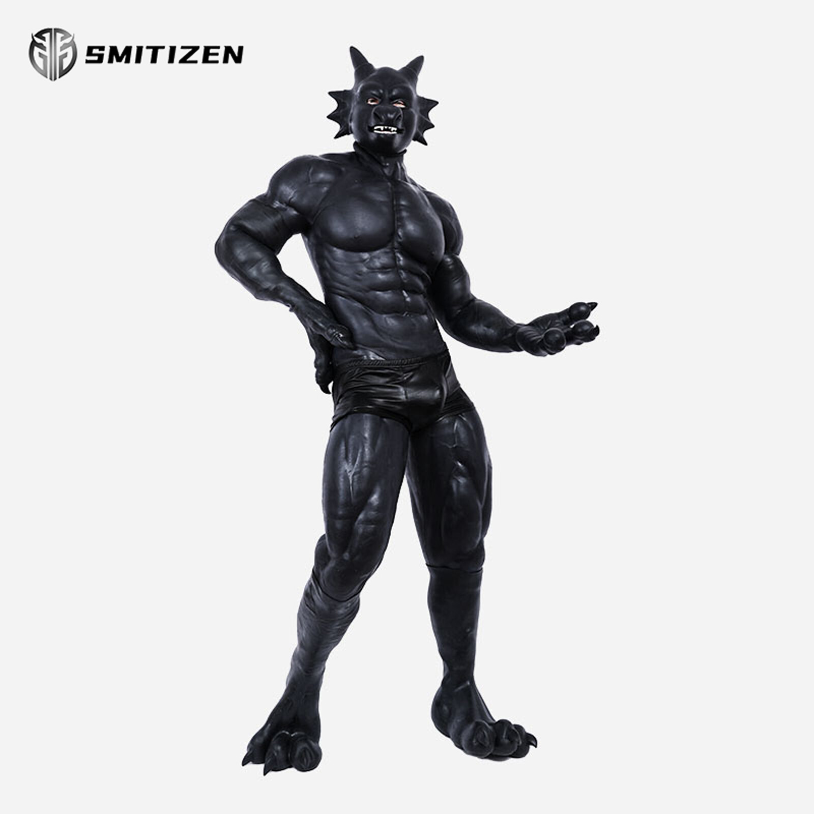 Smitizen Black Silicone Dragon Three-toed Beast Paws Costume for Halloween Cos