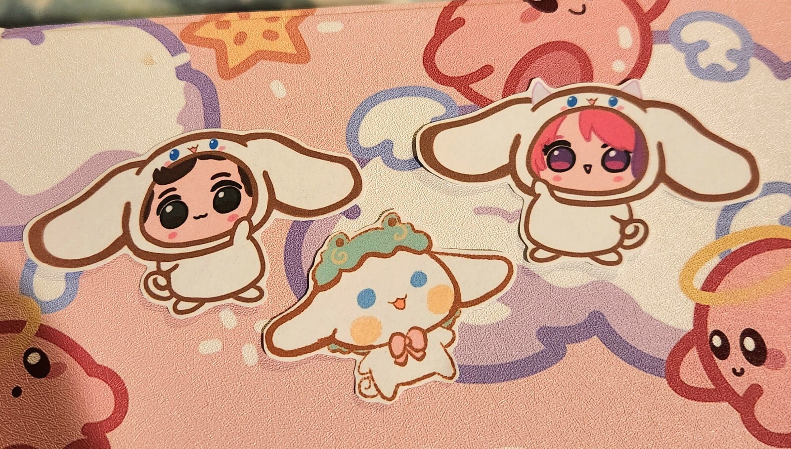 Vtuber V Shojo Iron Mouse + CdawgVA + Sanrio Cinnamoroll stickers