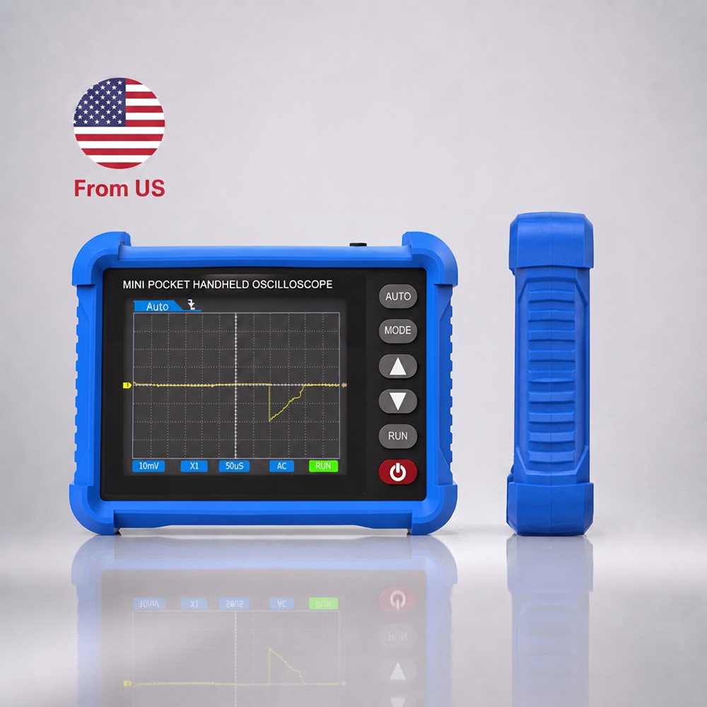 2.5MS/s 250kHz Handheld Oscilloscope 2.8" HD 400mAh Auto Measure Portable