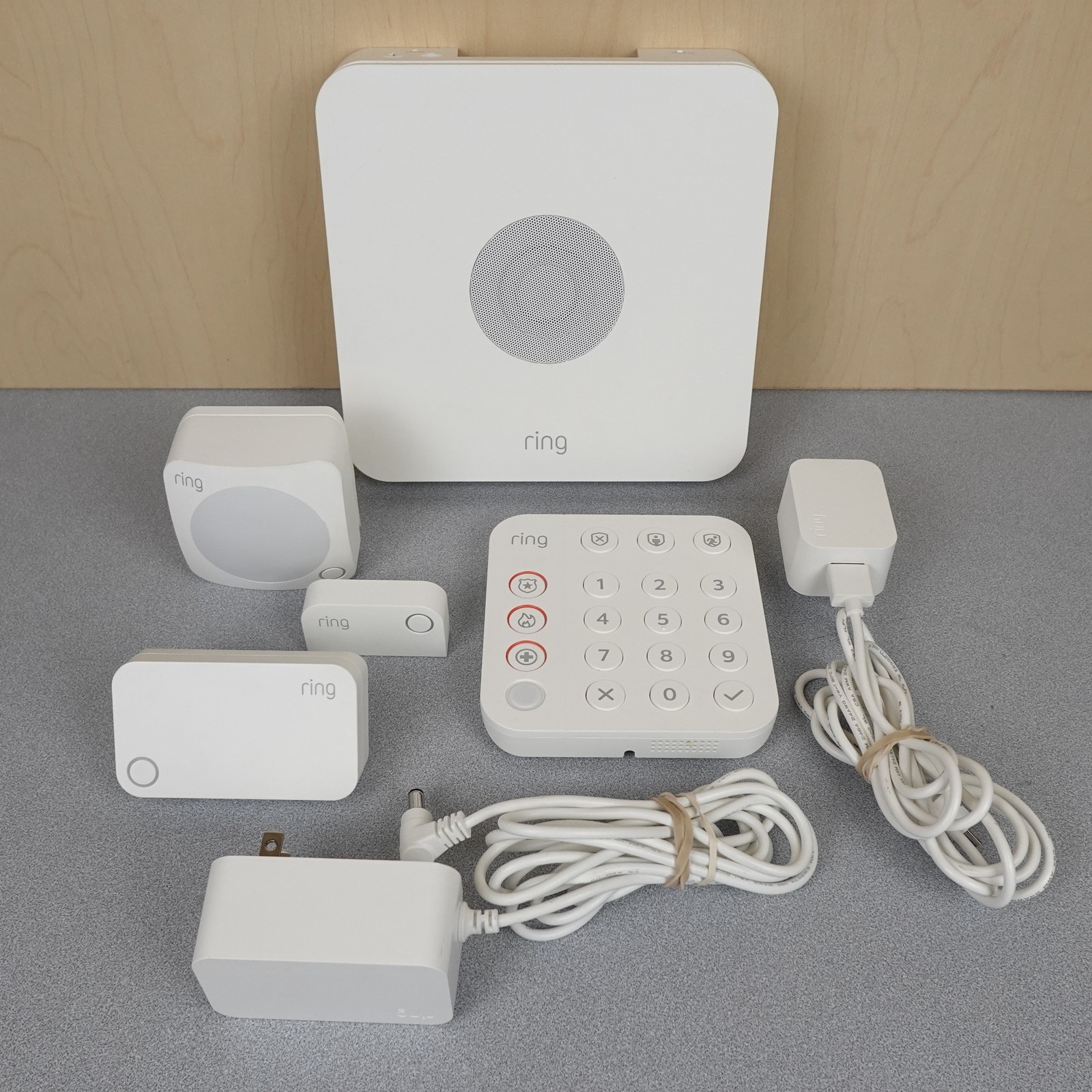 Ring Alarm Security System Kit Base Station Keypad Motion Sensor Contact Z-Wave