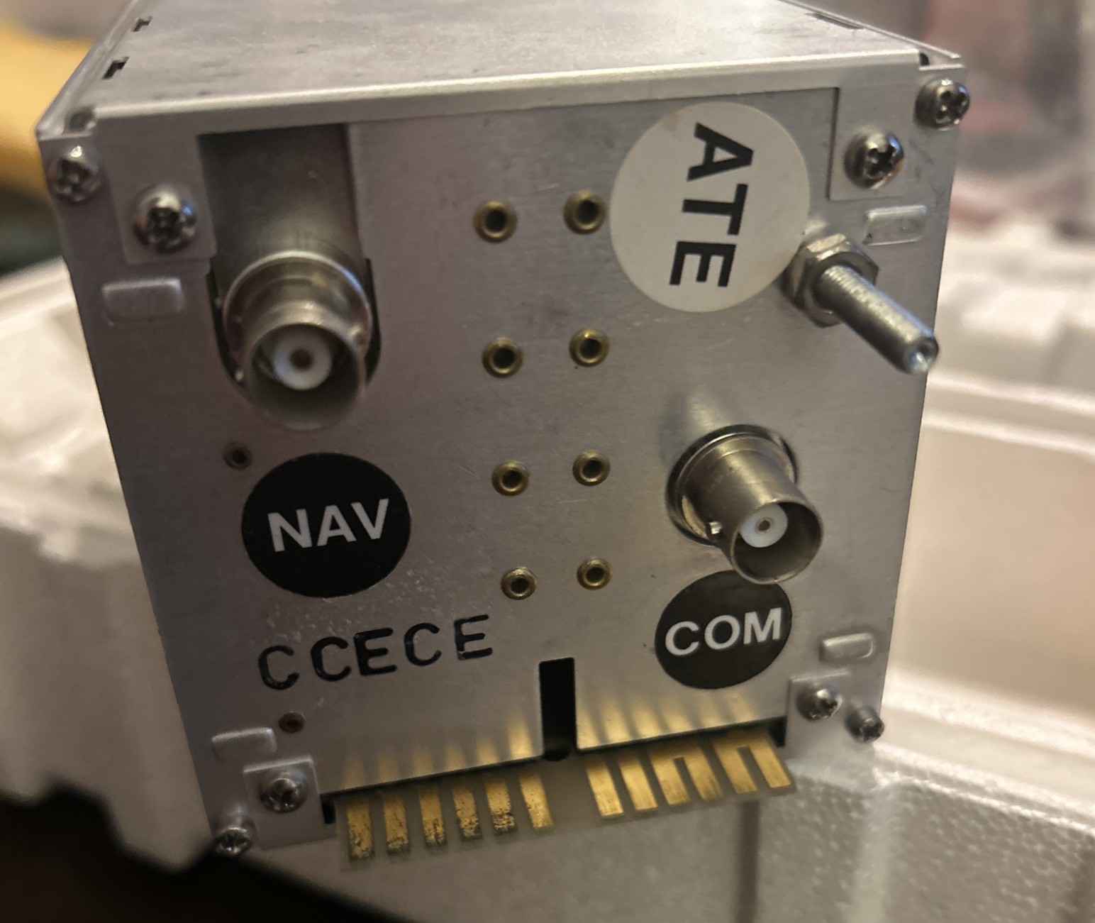 Narco Escort II VOR / LOC Indicator NAV/COMM NOS