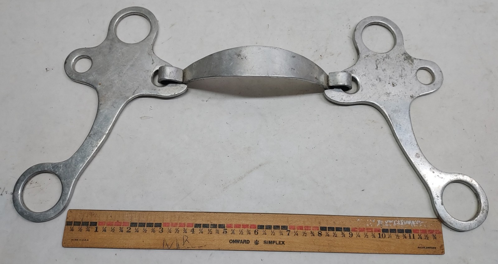 Ricardo Mechanical Hackamore Aluminum Horse Bit