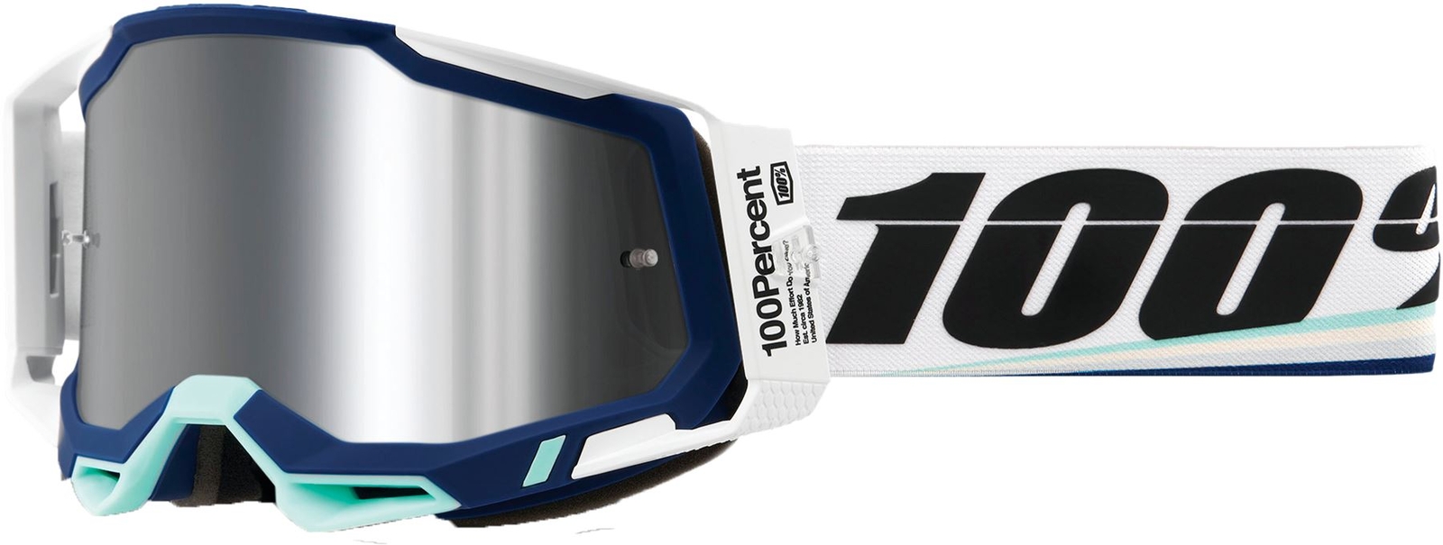 100% Racecraft 2 Goggles - Arsham - Silver Mirror