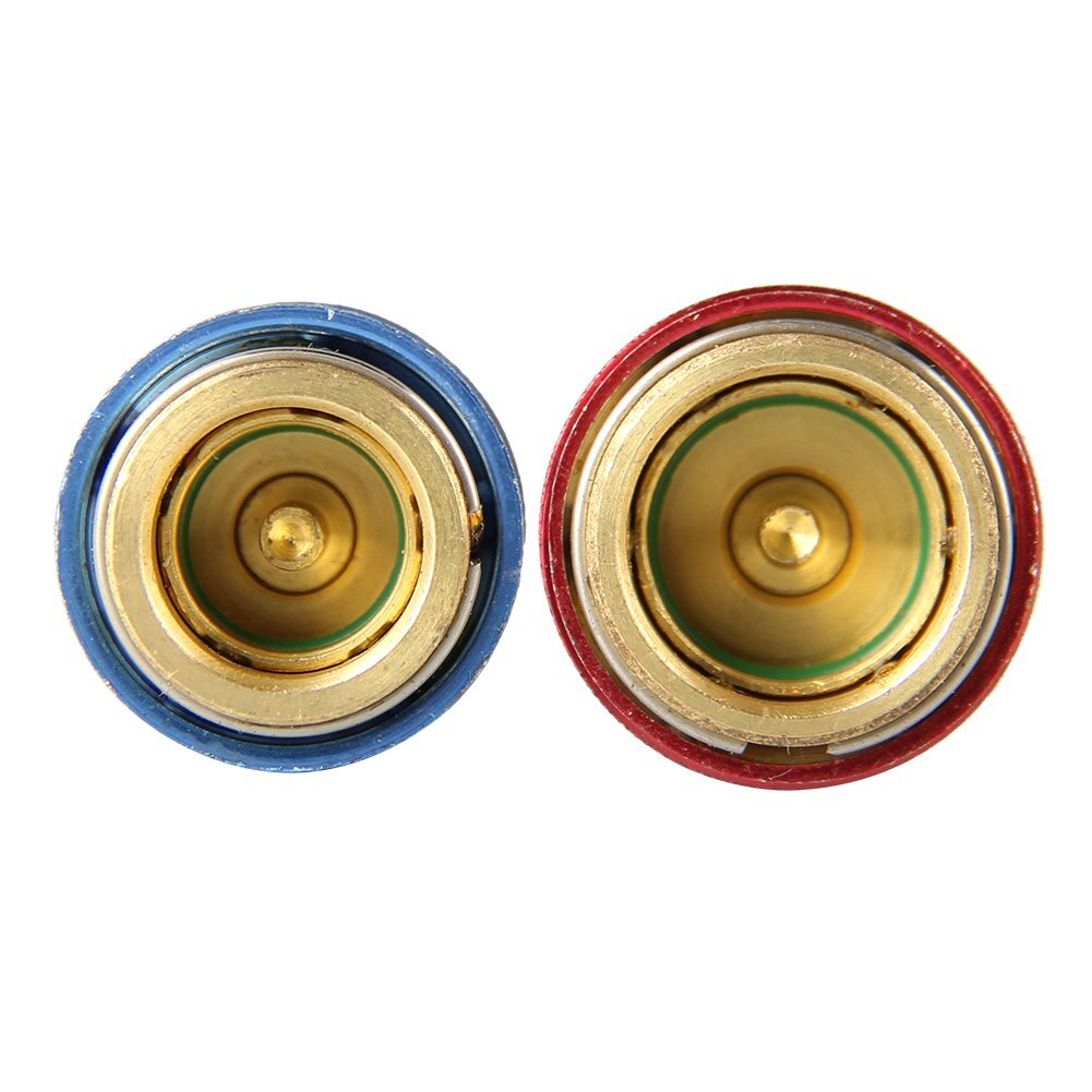 A/C Automotive Air Conditioning Quick Coupler Low High Side Adapter (2pcs)