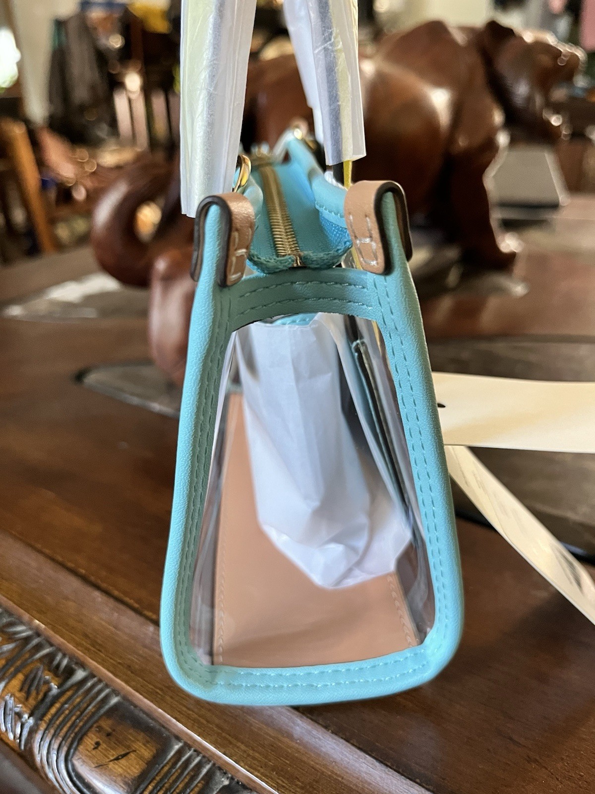 Tory Burch Blake Clear Mini Tote