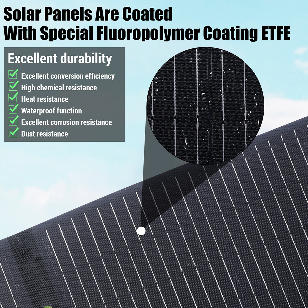 200W Foldable Solar Panel Self-supporting, Waterproof Smart Outdoor Solar Kit