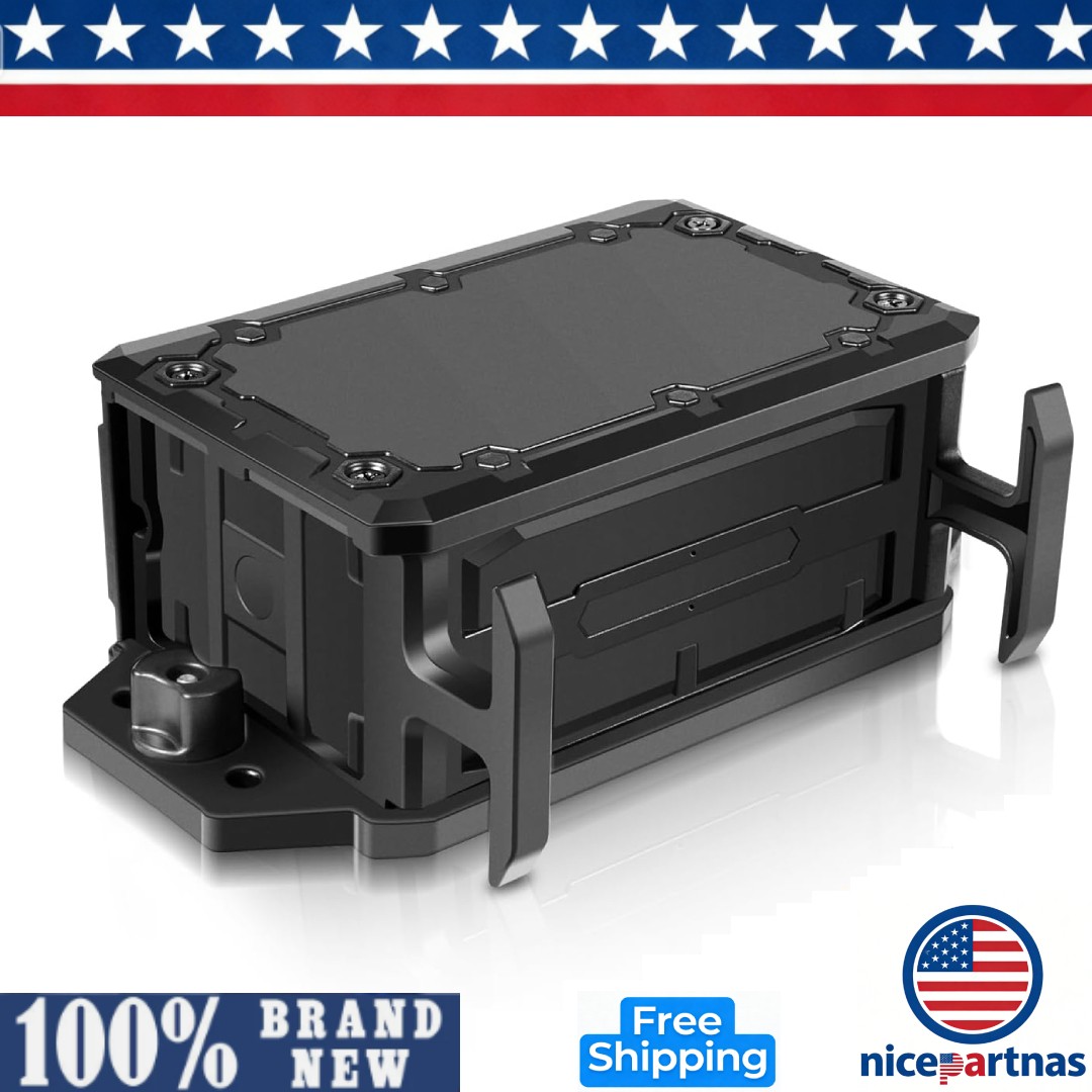 For CLB-1002 Track Mounted Fish Finder Battery Box Transducer Arm 12V 7/9/10Ah