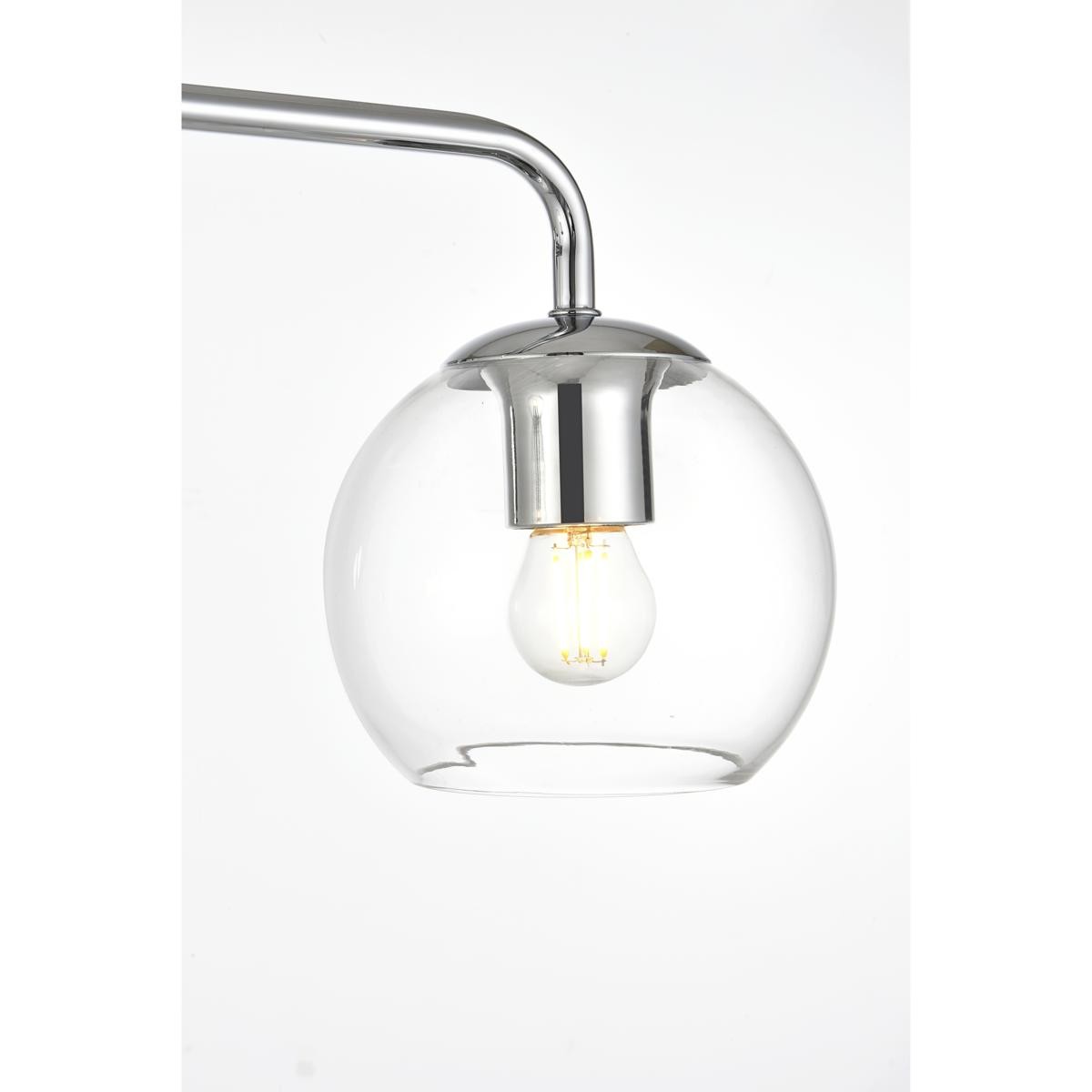 Living District LD7321W37CH Genesis Bathroom Vanity Light Chrome