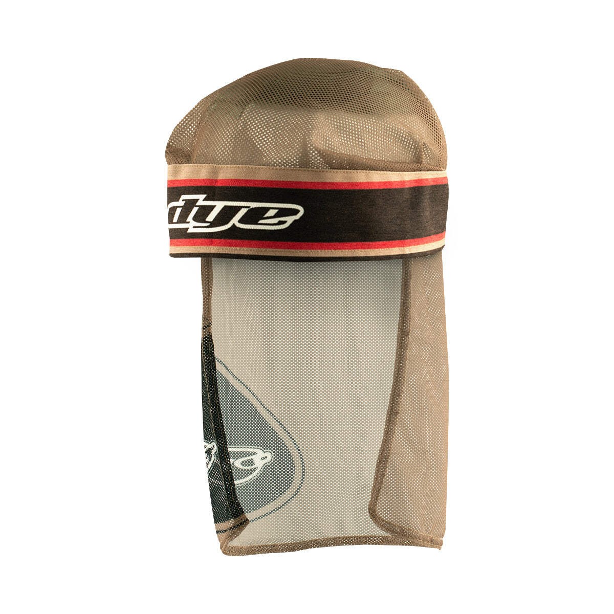 Dye Head Wrap Flow Tan / Red