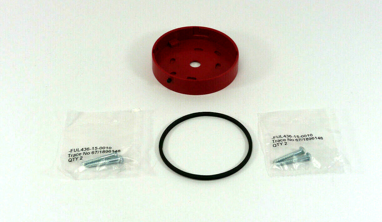 ESSER detector base red | Ø 92 mm H 19 mm
