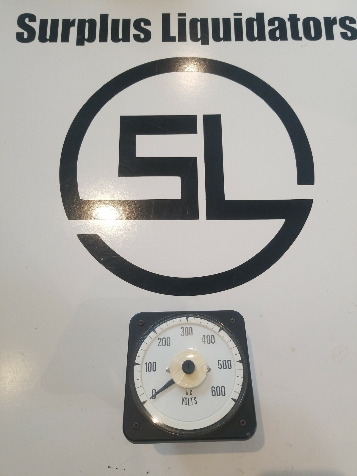 Crompton 077-05GA-RSSJ-C6-SN AC Voltmeter ES 0/250VAC Scaled 0/600VAC 60Hz