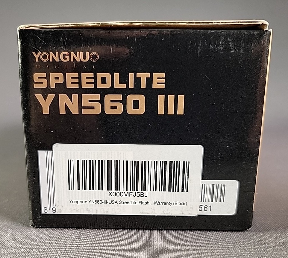 Yongnuo YN560-III Speedlight Wireless Flash- never used- this was a backup flash