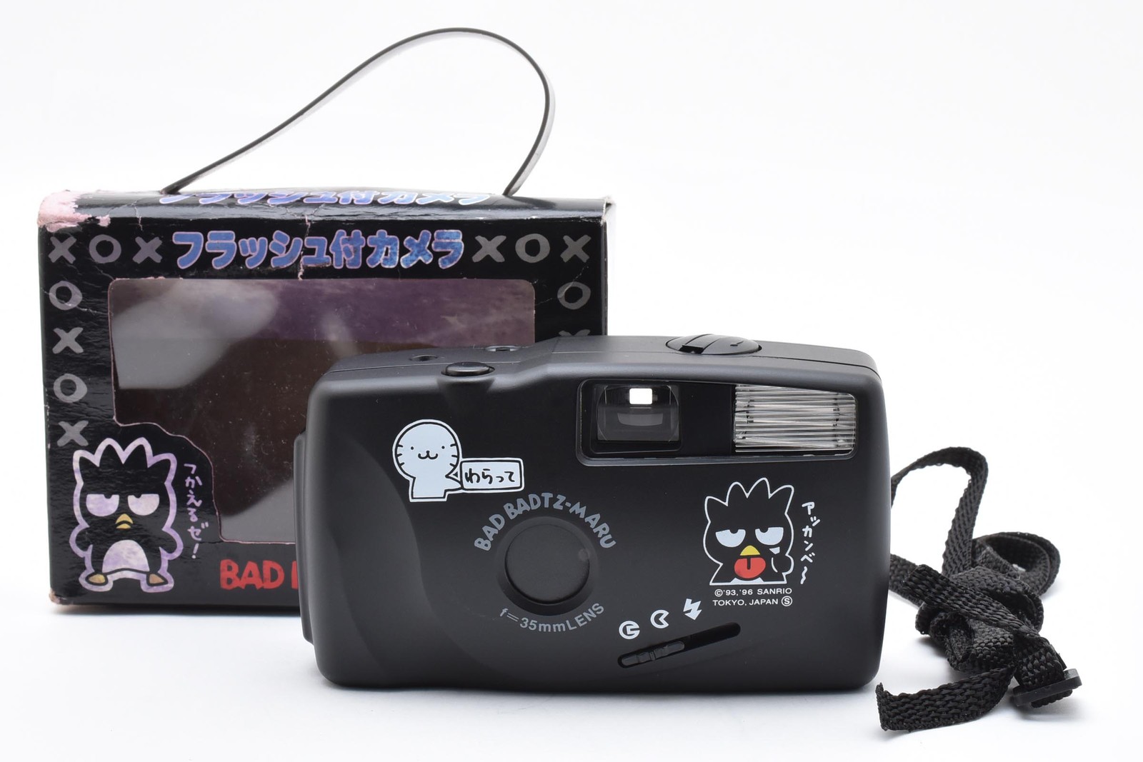 Sanrio Bad Badtz-Maru Point & Shoot 35mm Film Camera [Top MINT] From JAPAN 25106