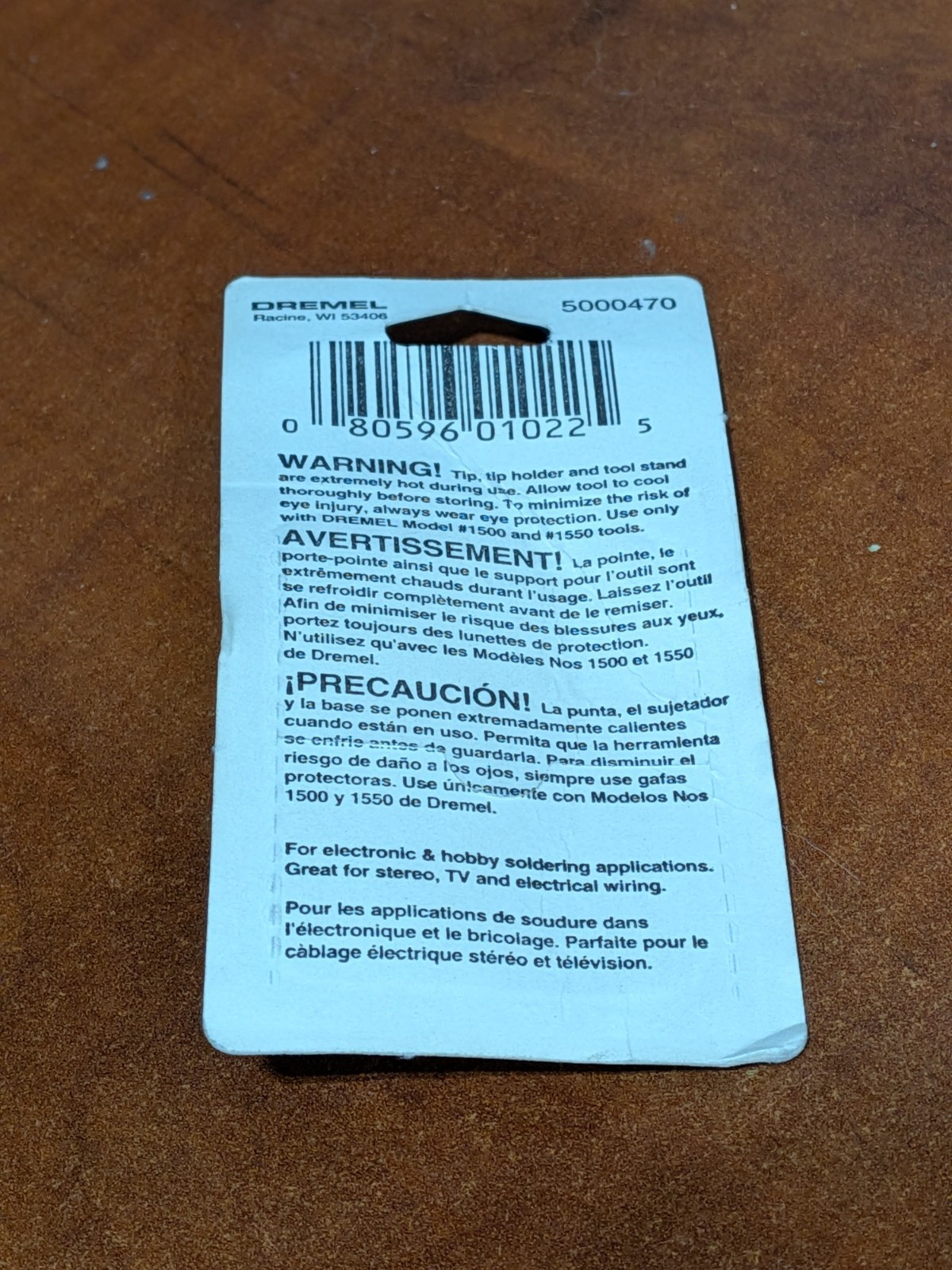 Dremel - #470 - Versatip Soldering Tip - NOS