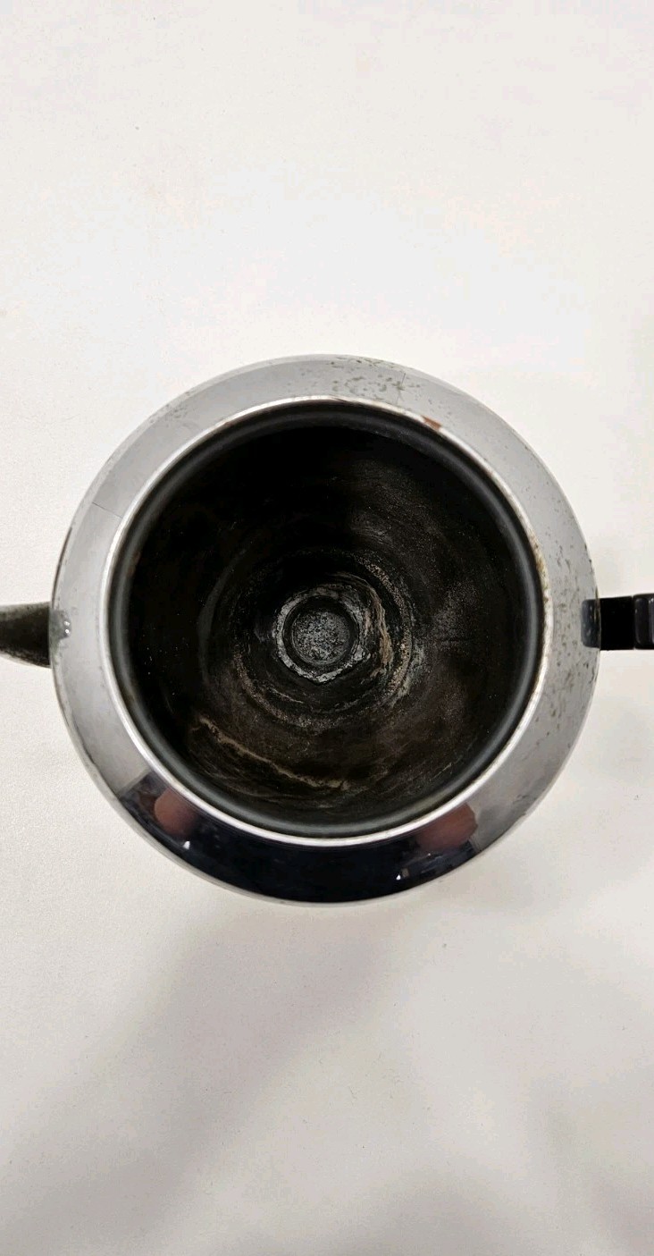 Vintage Chrome Farberware Coffee Percolator No. 208 - Tested, Works