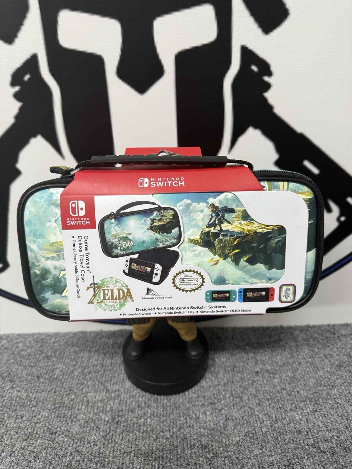 The Legend of Zelda Tears of the Kingdom Nintendo Switch Deluxe Travel Case