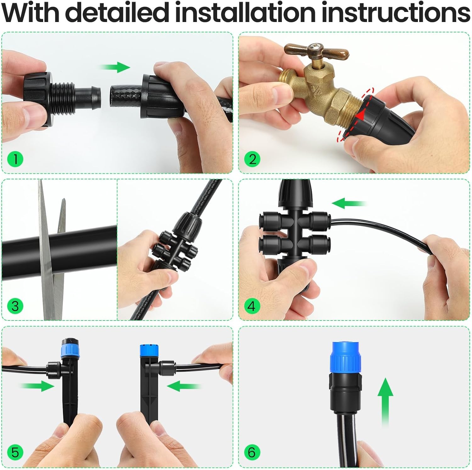 230FT Drip Irrigation System Kit, Automatic Garden Watering System for Plant