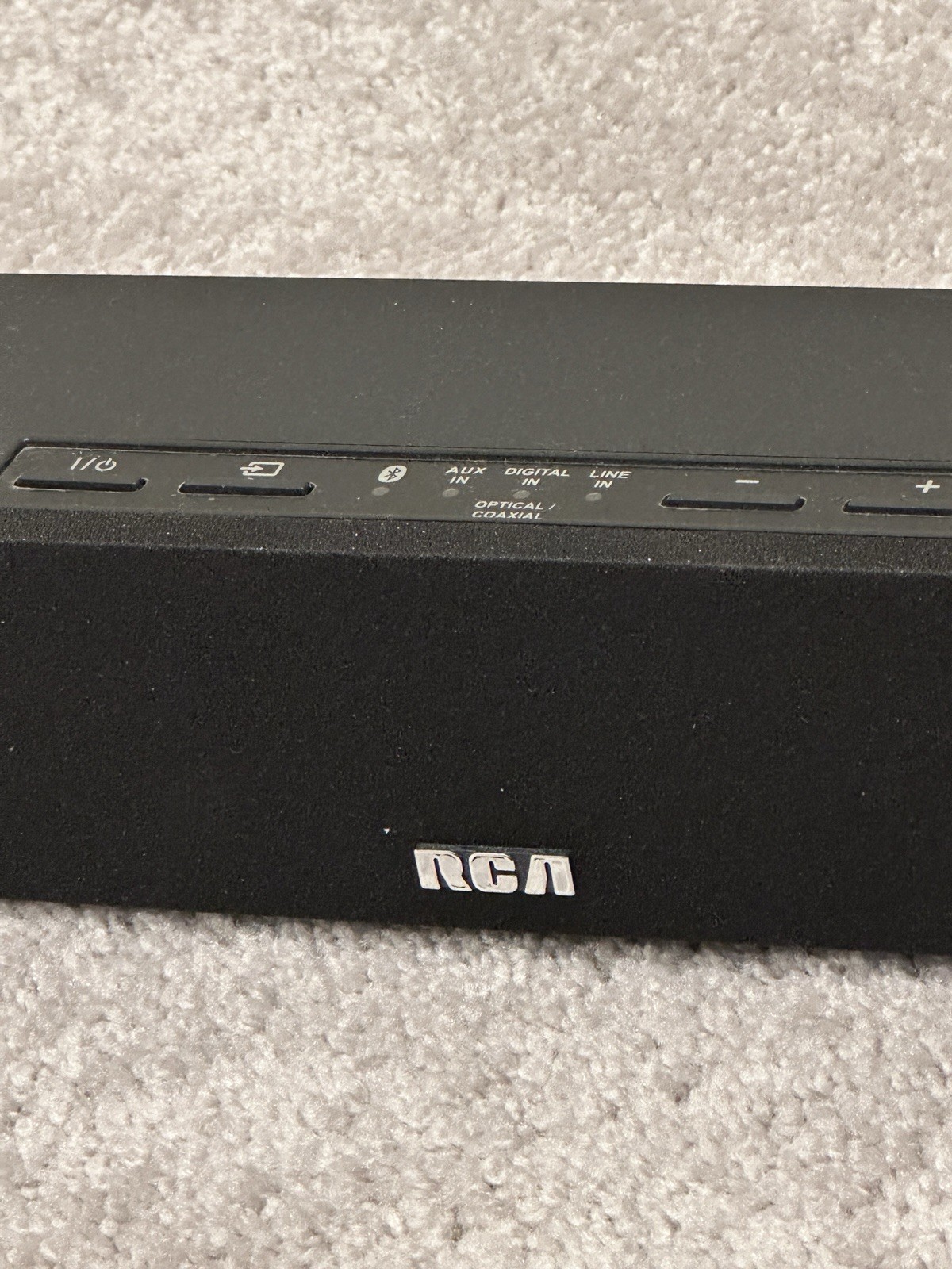 RCA Home Theater Speaker System Soundbar Subwoofer Bluetooth Black