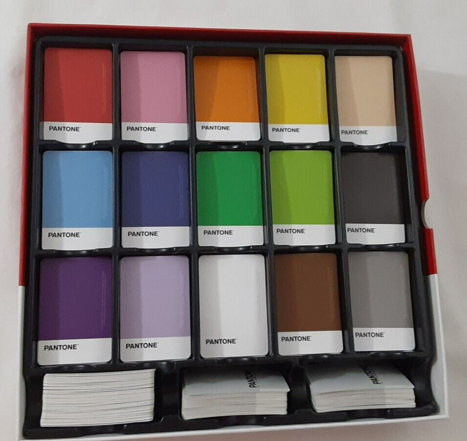 Pantone The Game Swatch Colors Cards Complete Box Artist Cryptozoic