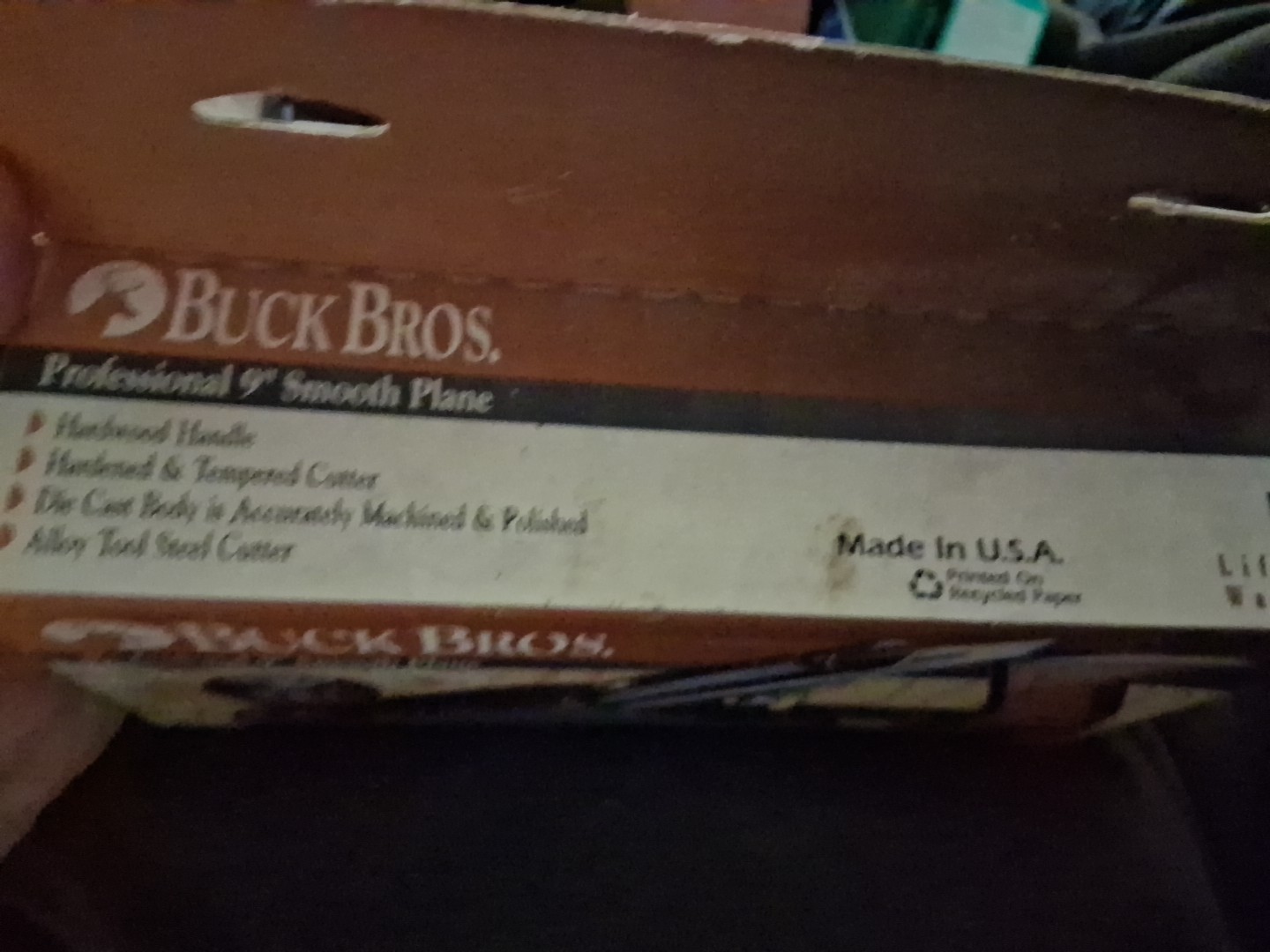 Buck Bros 9" Bench Plane w/ 2" Cutter Excellent Condition