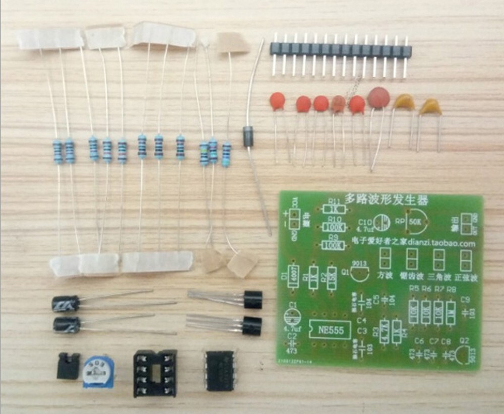 NE555 Waveform Generator Multi-Channel Triangle Wave for SAWTOOTH DIY for