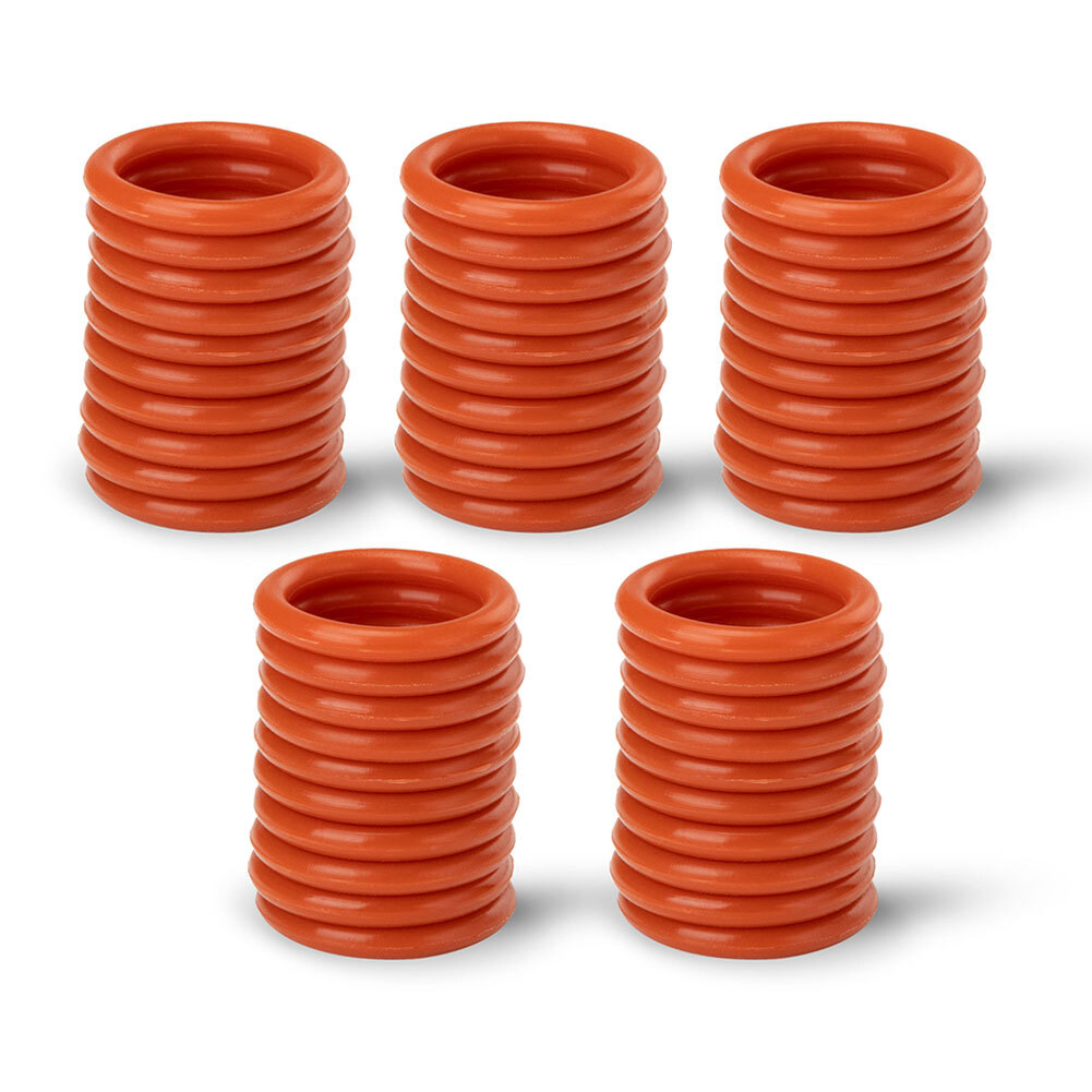 50 Pack - For Harley Davidson Oil Drain Plug O-Ring #11105 (Orange Color)