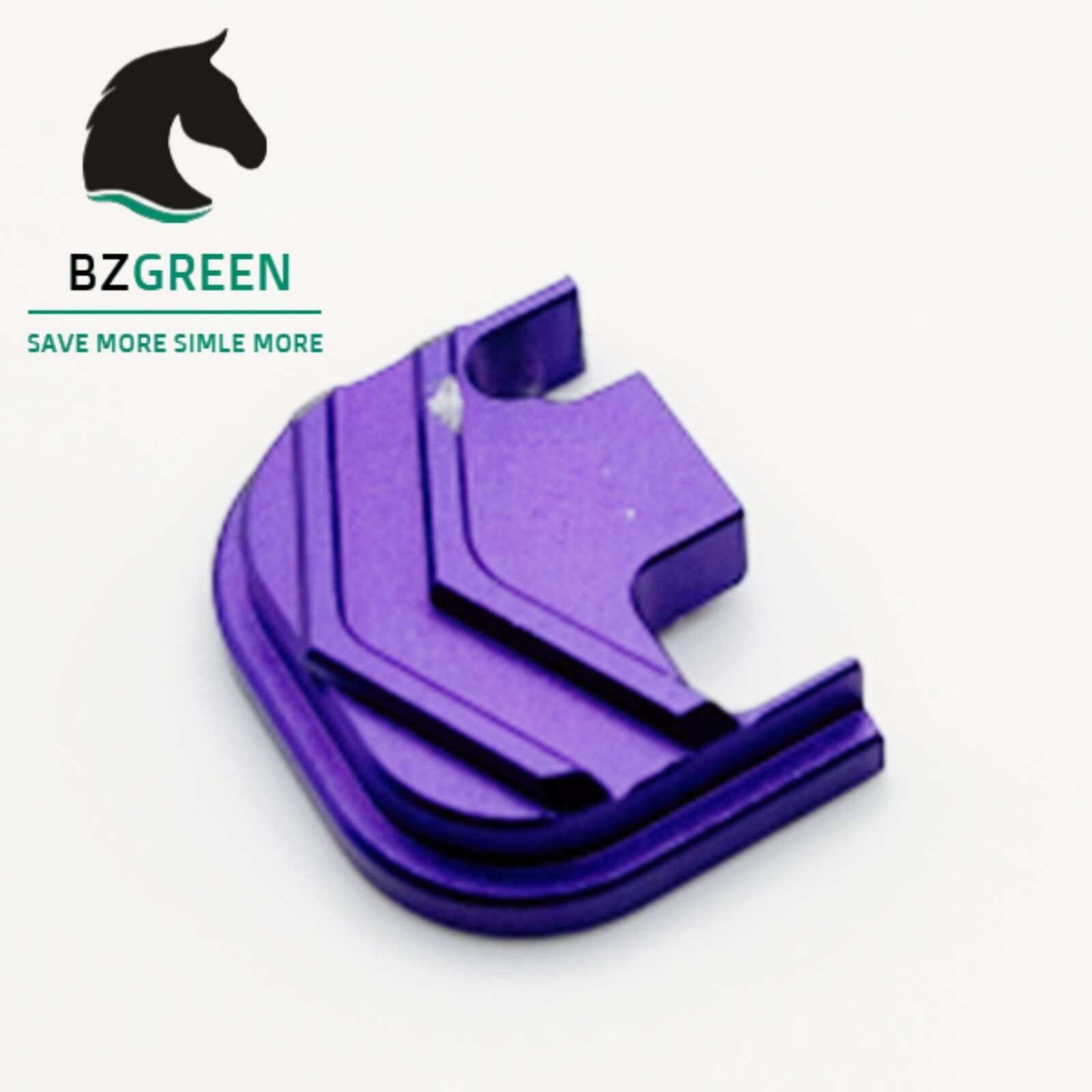 Slide Upper Cover Back Plate for Glock Gen 1,2,3,4 Aluminum Purple