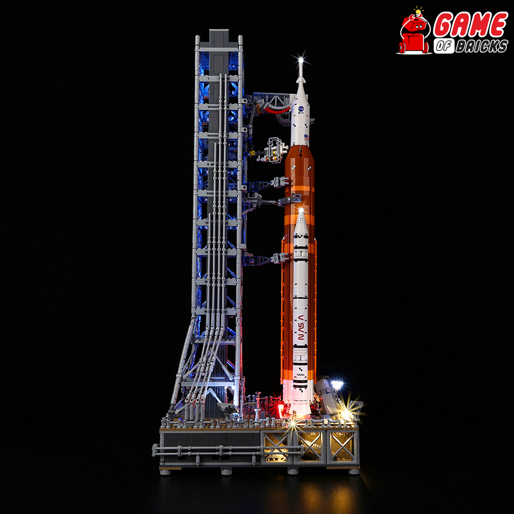 LED Light Kit for LEGO® NASA Artemis Space Launch System 10341 (Remote + Sound)