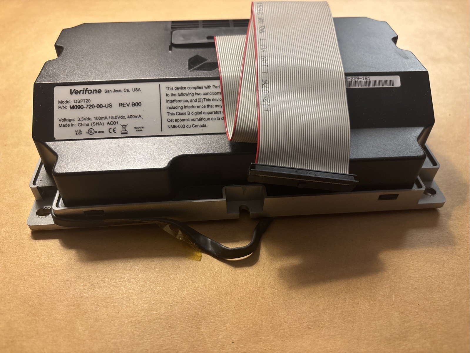Verifone M090-720-00-US DSP720 Display Module UL