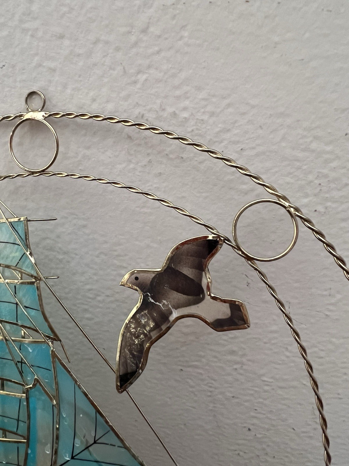 Metal Sail Boat Ship Sun Catcher