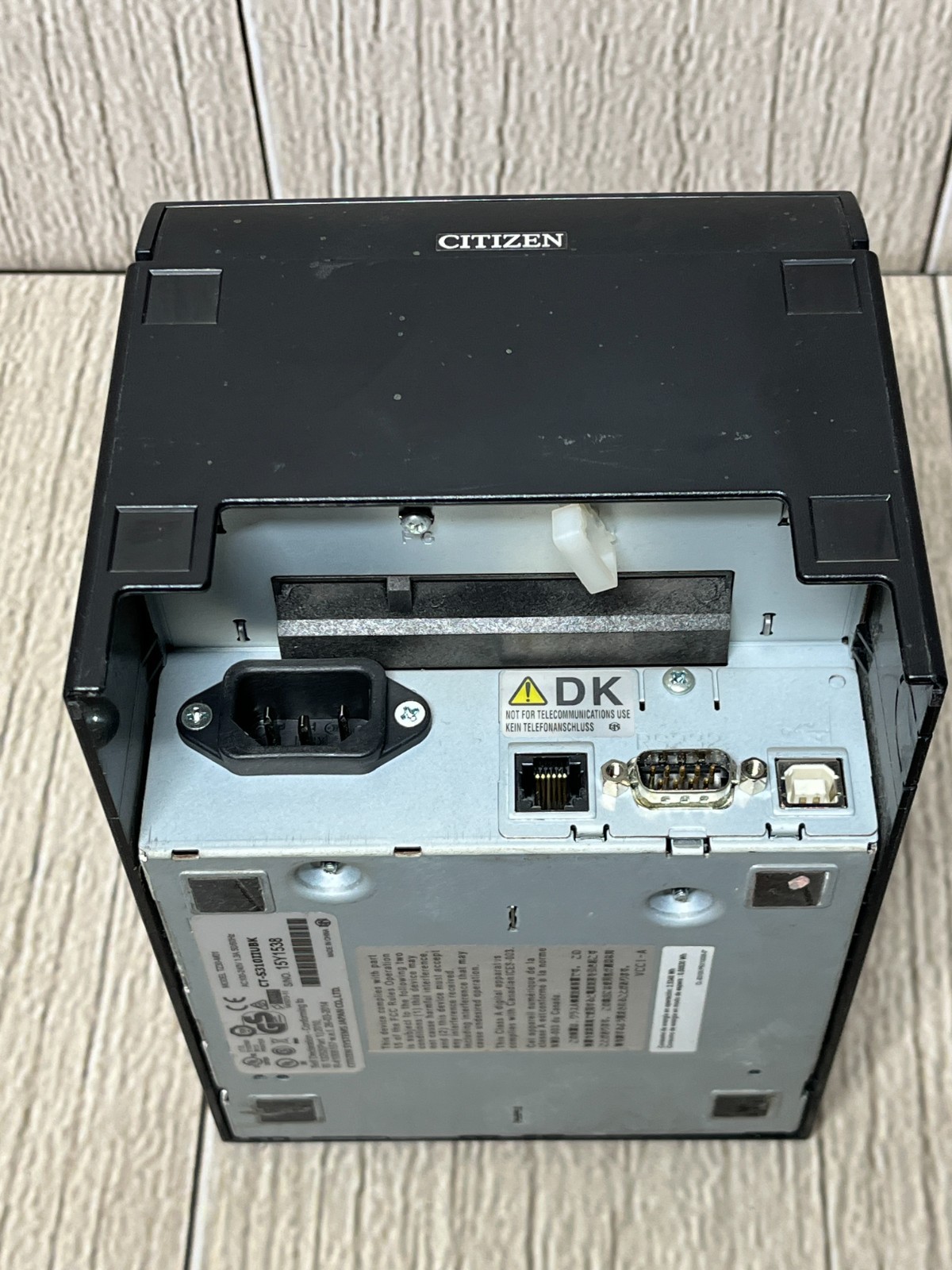 Citizen CT-S310IIUBK POS USB Serial Thermal Receipt Barcode Printer