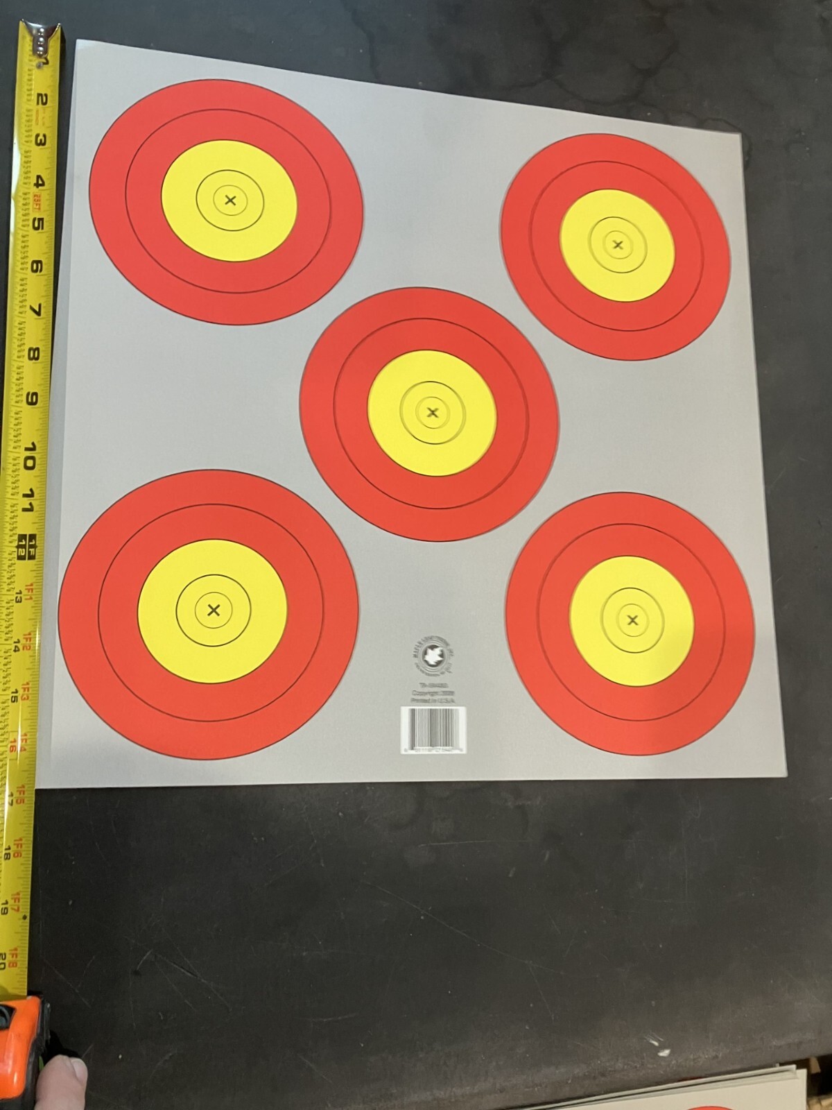 20 Vegas 5 Spot Maple Leaf Paper Face Archery Target - 20 Pack