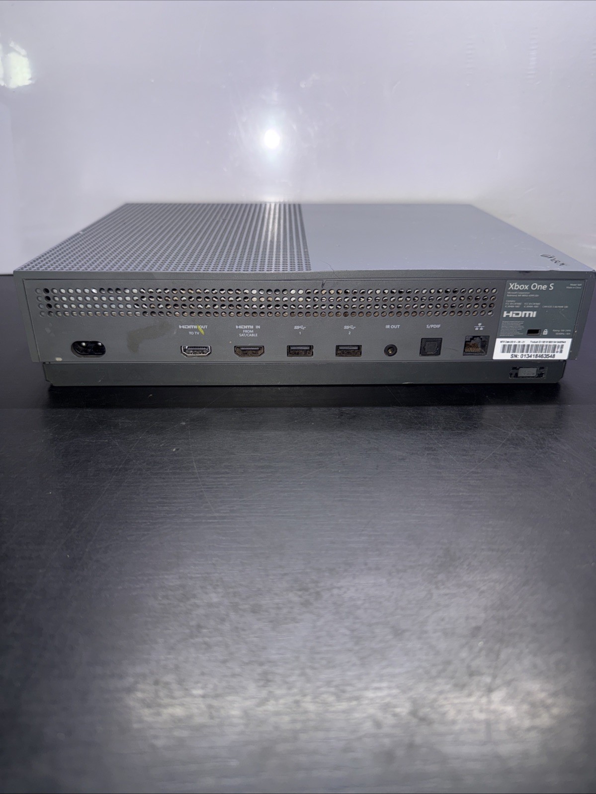 •Read First•Microsoft Xbox One S 500GB Console - Storm Gray Free Shipping