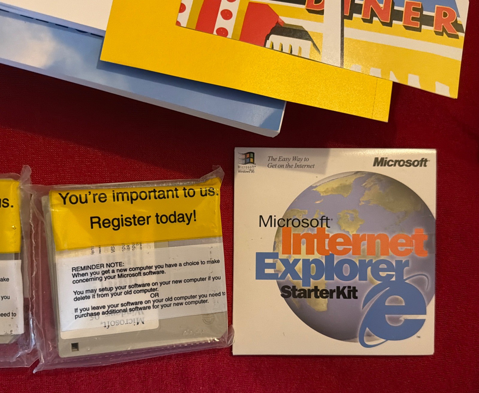 Microsoft Windows 95 OS 3.5" Floppy MS-DOS PCs 1995, Includes Key